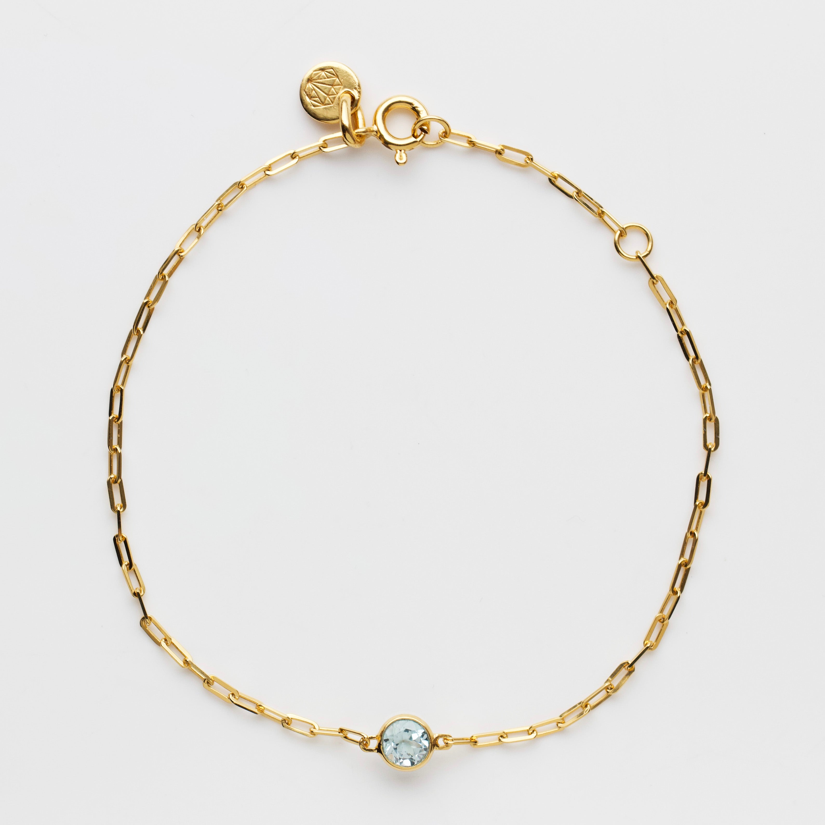 Lucky Something Blue Topaz Bracelet – Elegant Sterling Silver Jewelry for Women, Perfect for Weddings, Anniversaries & Special Occasions