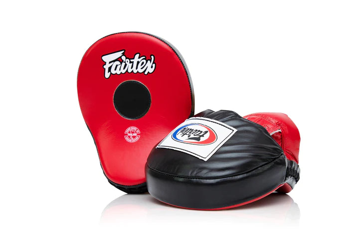 Fairtex FMV9 Contoured Focus Mitts - Premium Muay Thai & Boxing Training Pads for Kickboxing, MMA & Fitness Workouts - Ideal for Home Gym, Martial Arts & Combat Sports Training