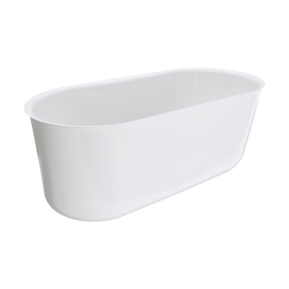 Fienza FR72 1700mm Freestanding Acrylic Bathtub - Gloss White Windsor Design for Modern Bathrooms | Spa-Like Soaking Experience at Home