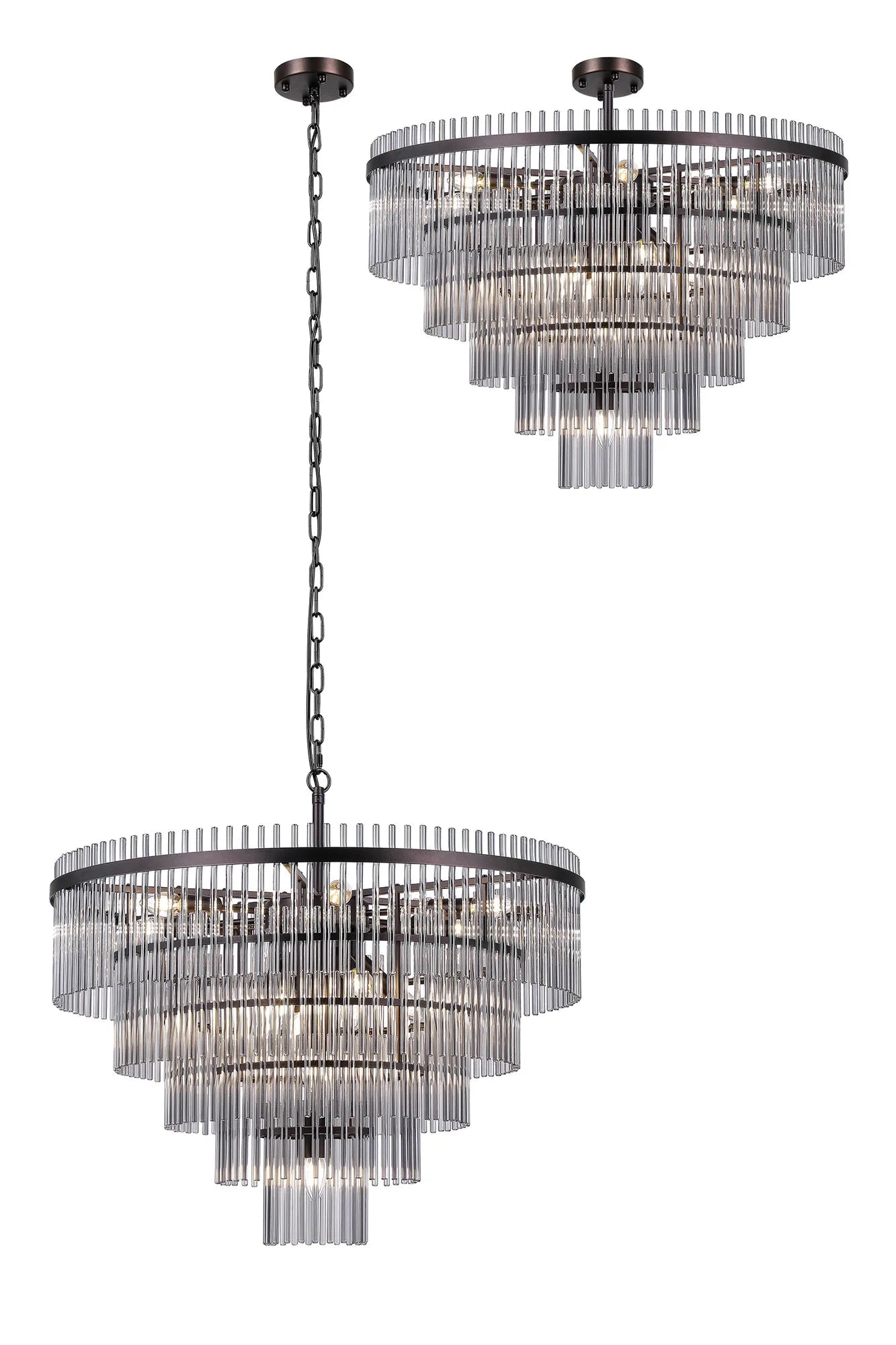 Colmar 15/22Lt Crystal Chandelier - Elegant Lighting Fixture in Various Colors for Dining Room, Living Room & Bedroom Decor