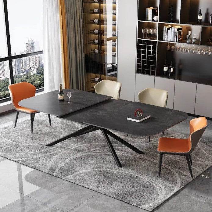 Mavise Extendable Dining Table - Expandable Wooden Table for 6 to 10 People - Perfect for Small Spaces, Family Gatherings & Dinner Parties
