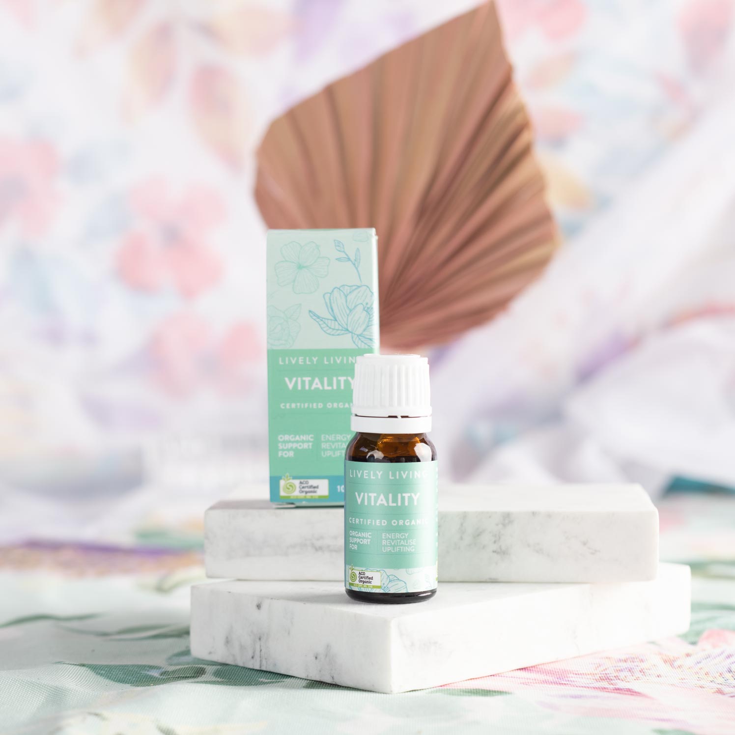 Vitality Organic Essential Oil 10ml - 100% Pure Natural Aromatherapy Oil for Diffusers, Massage & Relaxation - Perfect for Home Spa, Yoga & Stress Relief