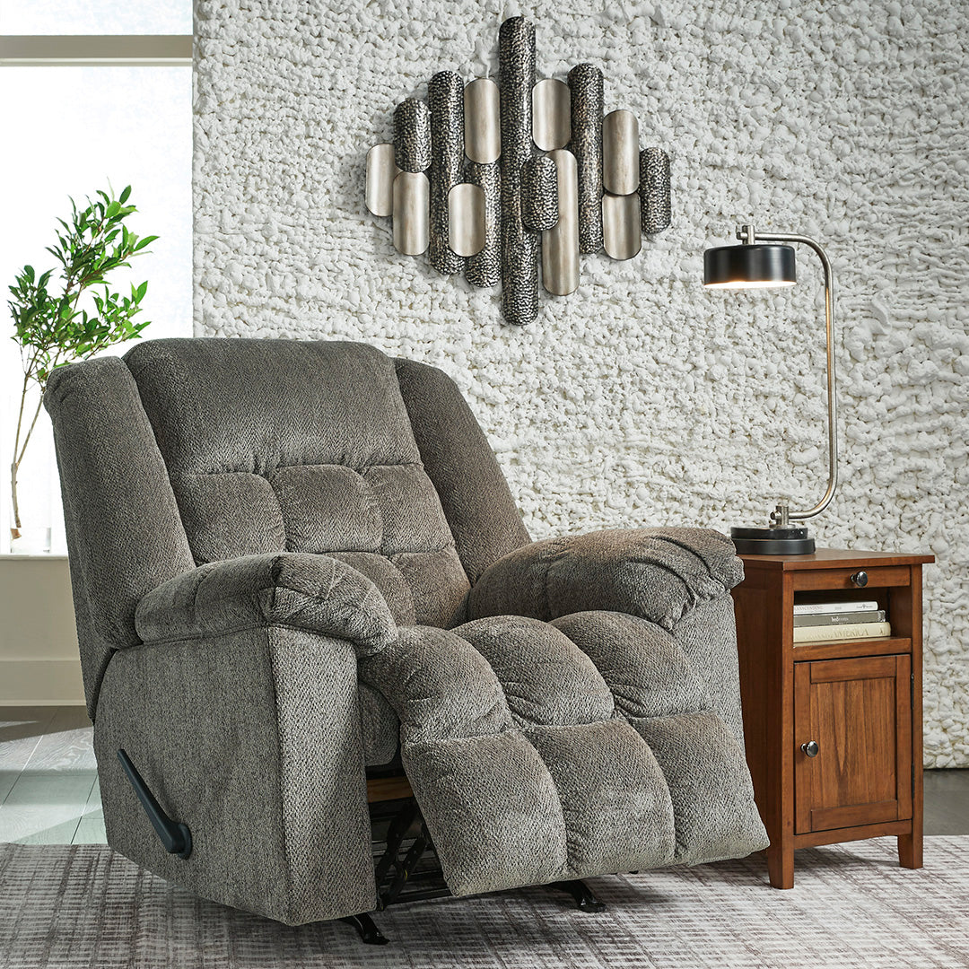 Kegler Manual Rocker Recliner Chair - Comfortable Living Room Furniture for Relaxing & Lounging - Perfect for Reading, Watching TV, and Napping