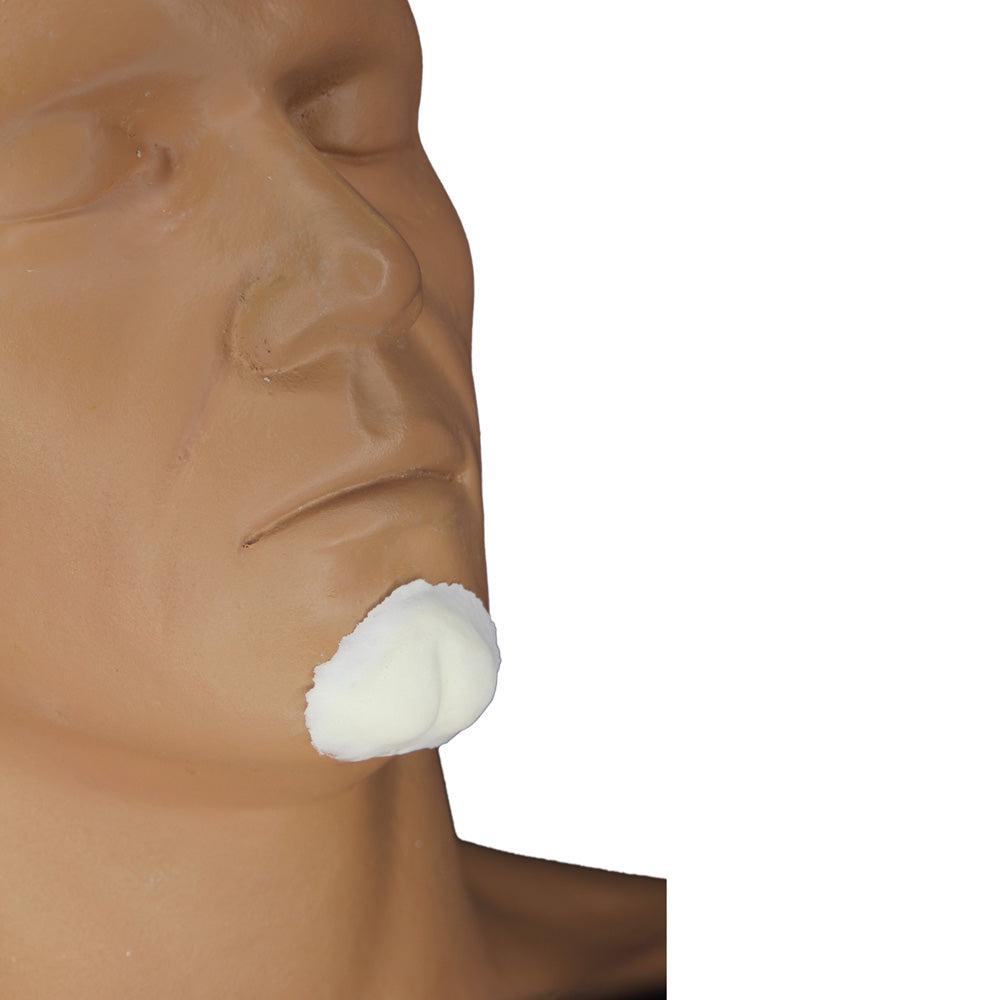 Realistic Latex Prosthetic for Cleft Chin - High-Quality Foam Rubber Wear for Halloween & Cosplay - Perfect for Costumes, Theatrical Makeup, and Special Effects