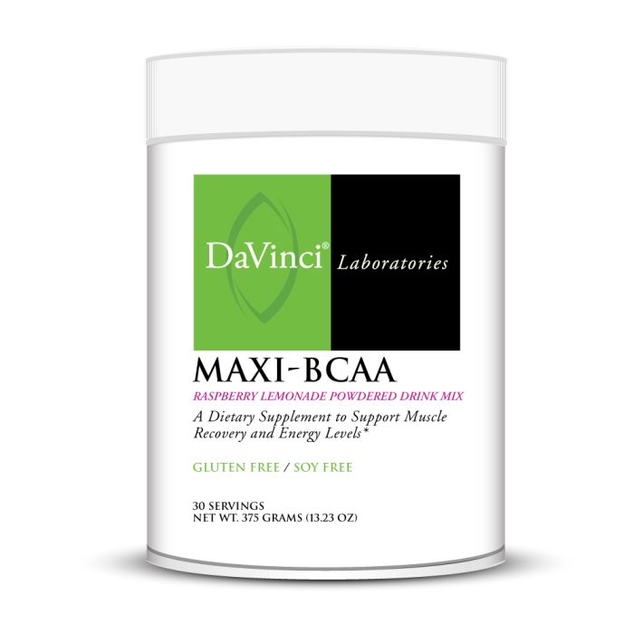 Davinci Labs Maxi BCAA Supplement - 30 Servings - Branched Chain Amino Acids for Muscle Recovery & Growth - Pre & Post Workout for Athletes & Fitness Enthusiasts