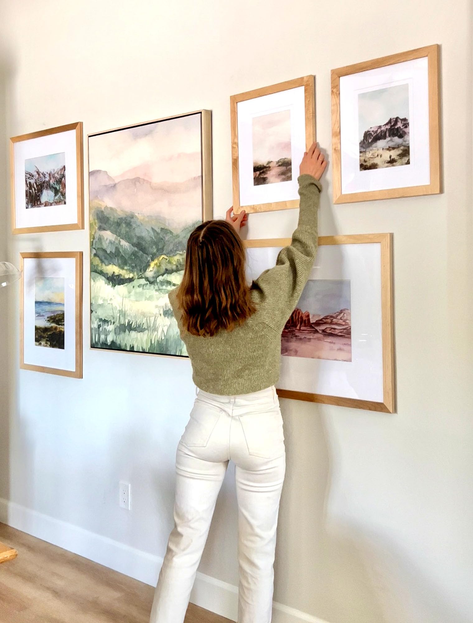 Heavy Duty Large Picture Hanging Strips - 20 Pairs (40 Packs) No Damage Adhesive Wall Hooks for Posters, Frames & Wall Decor - Perfect for Home, Office & Gallery Displays