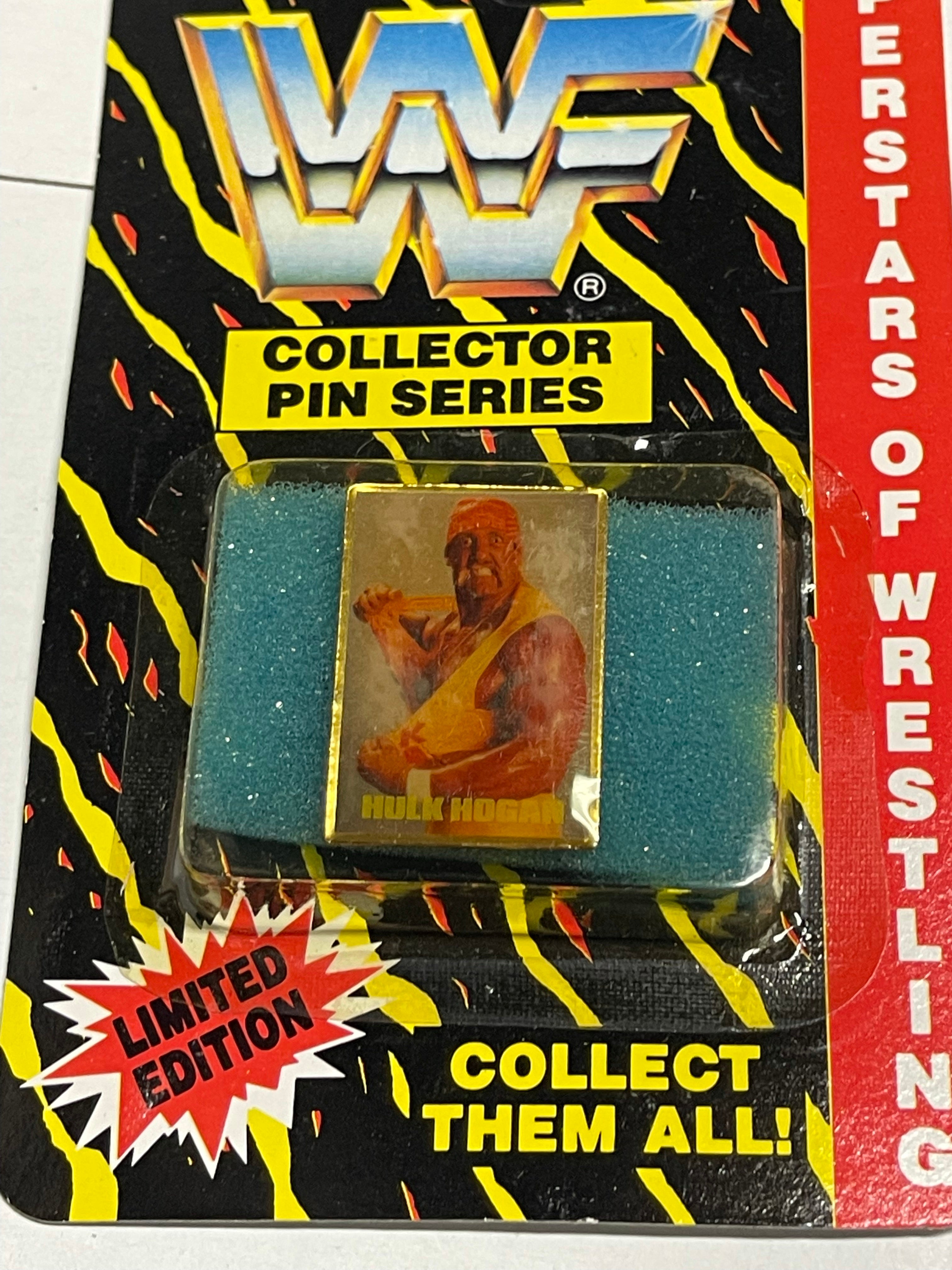 Hulk Hogan 1991 Rare Wrestling Collectible Pin in Original Package - Perfect for Wrestling Fans, Collectors & Memorabilia Displays