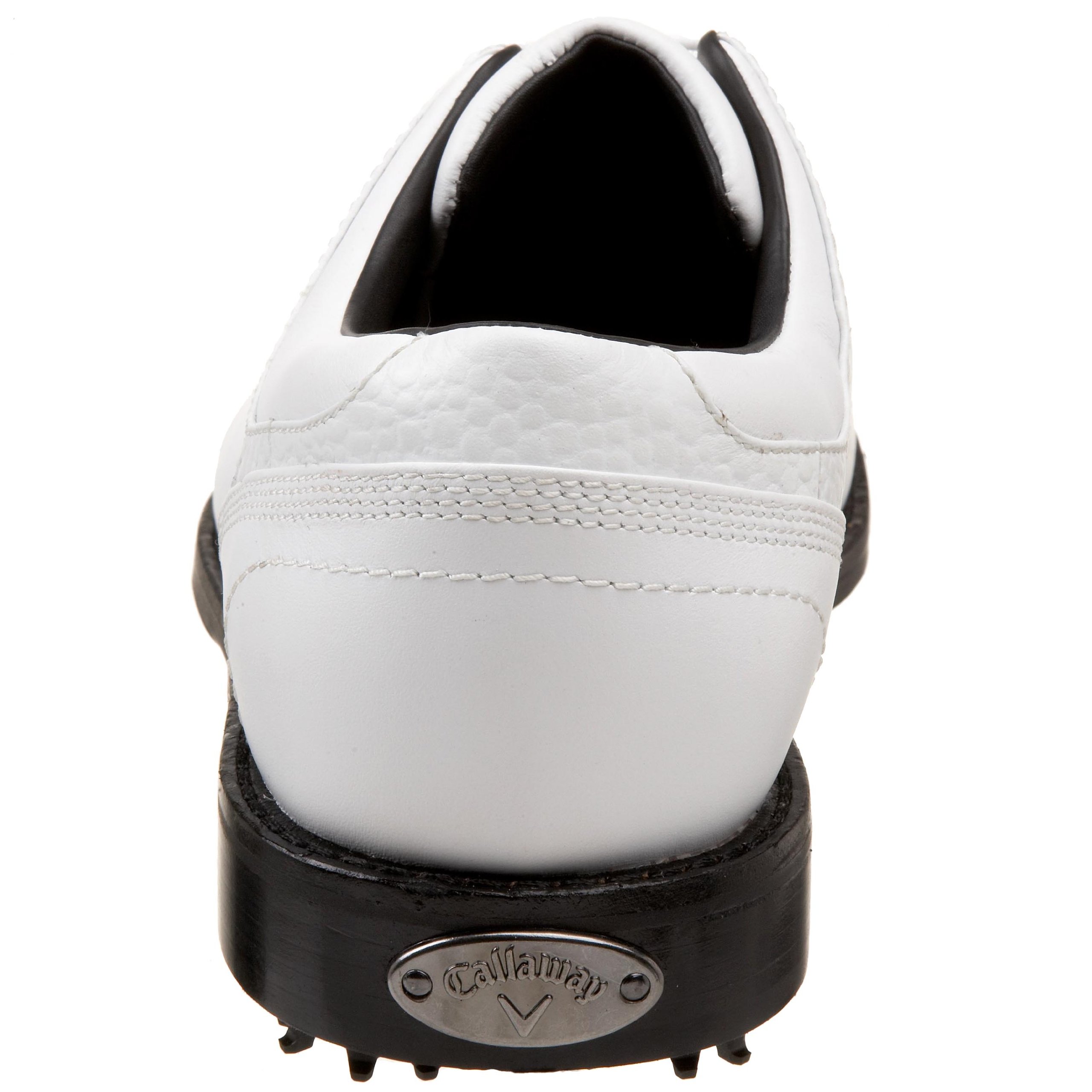 Callaway Men's Ft Chev Saddle Golf Shoes - Comfortable Spiked Golf Shoes for Men - Perfect for Walking Courses & Driving Range Practice