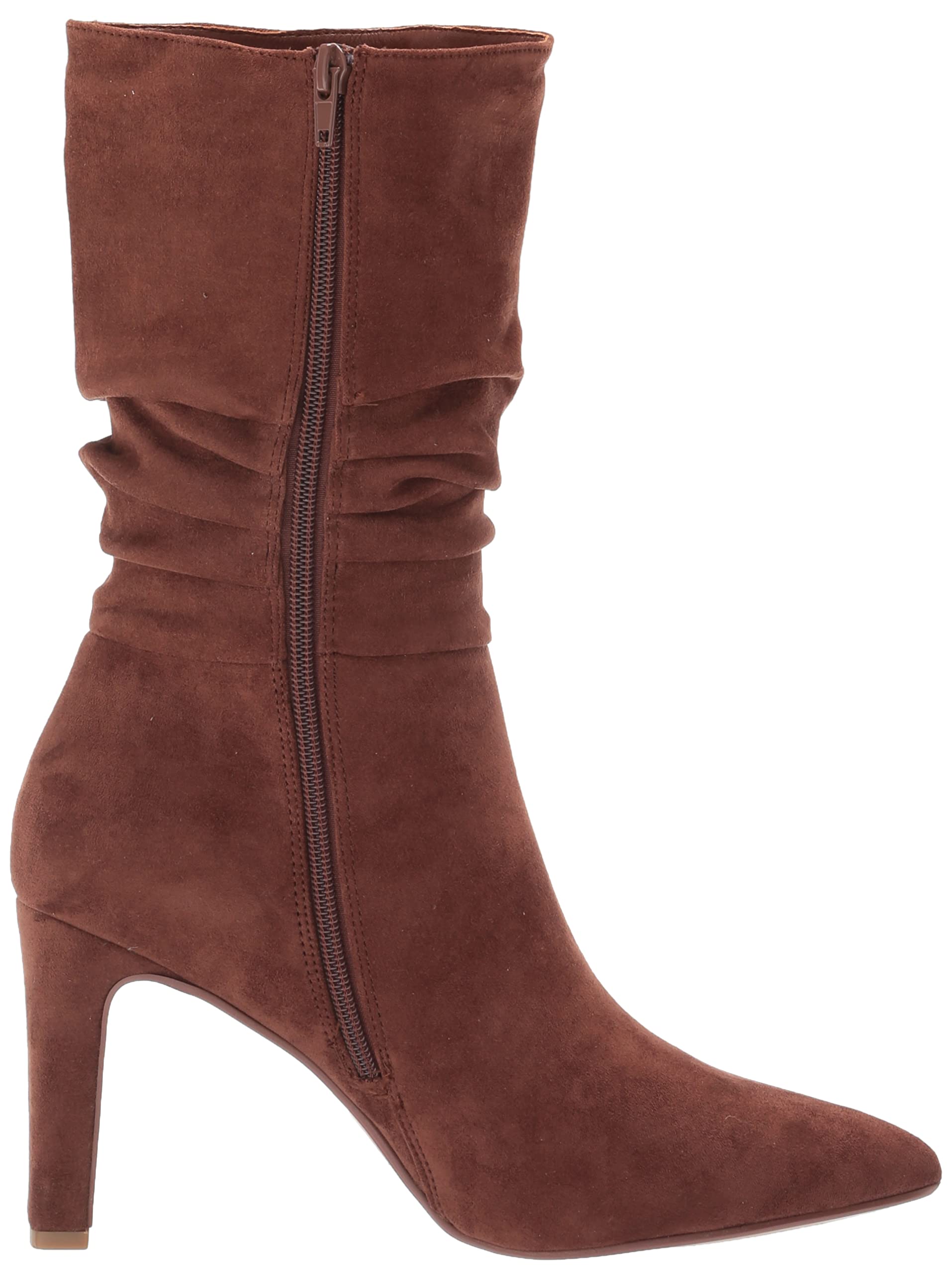 Chinese Laundry Women's Ezra Suedette Fashion Boots - Stylish Ankle Booties for Fall & Winter, Comfortable Heels for Work, Date Night & Casual Outfits