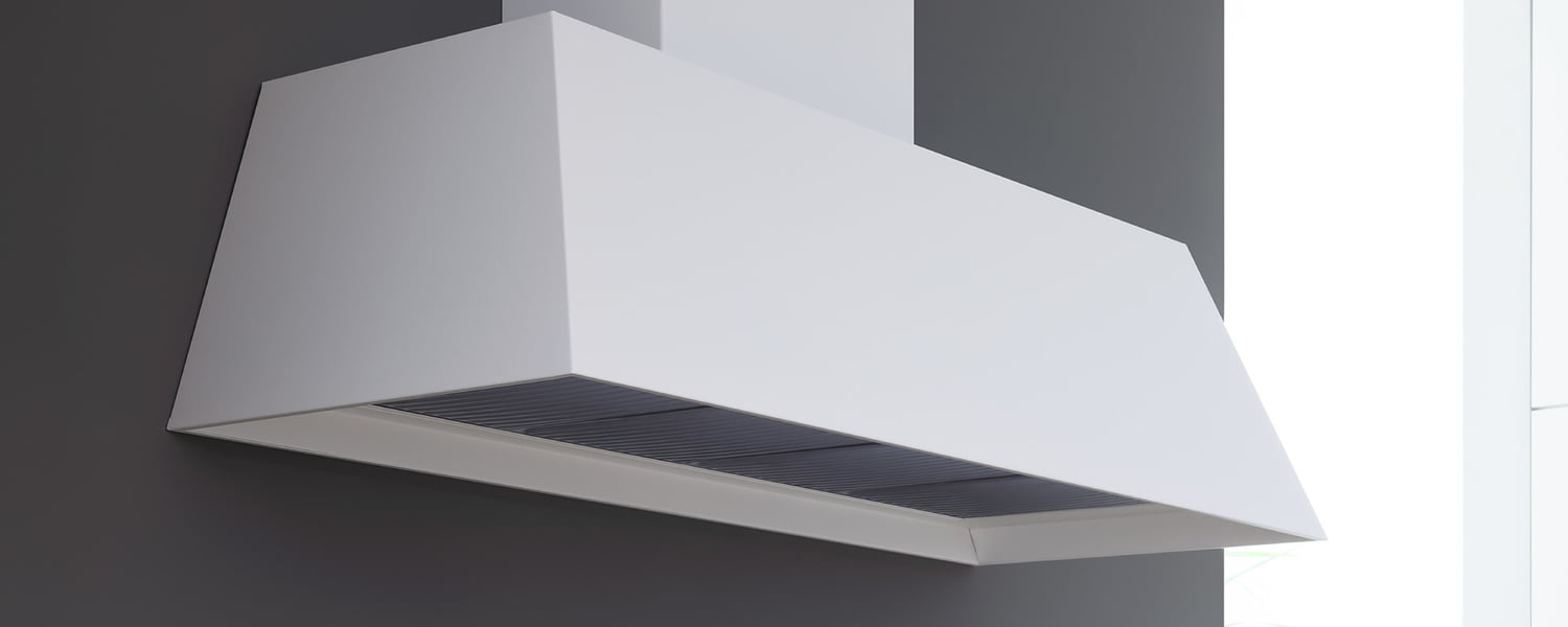 Bertazzoni KMC48NE 48-Inch Contemporary Stainless Steel Canopy Range Hood - 600 CFM Powerful Ventilation - Matte Black Finish - Ideal for Modern Kitchens & Open-Concept Homes
