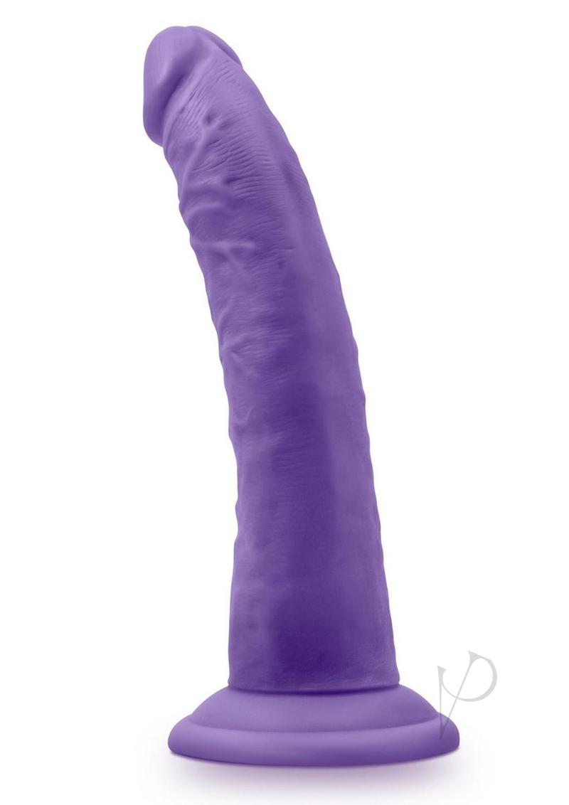 Au Naturel Bold Jack Dildo with Strong Suction Cup - 7 Inch Purple Realistic Dildo for Solo Play, Couples & BDSM Scenes