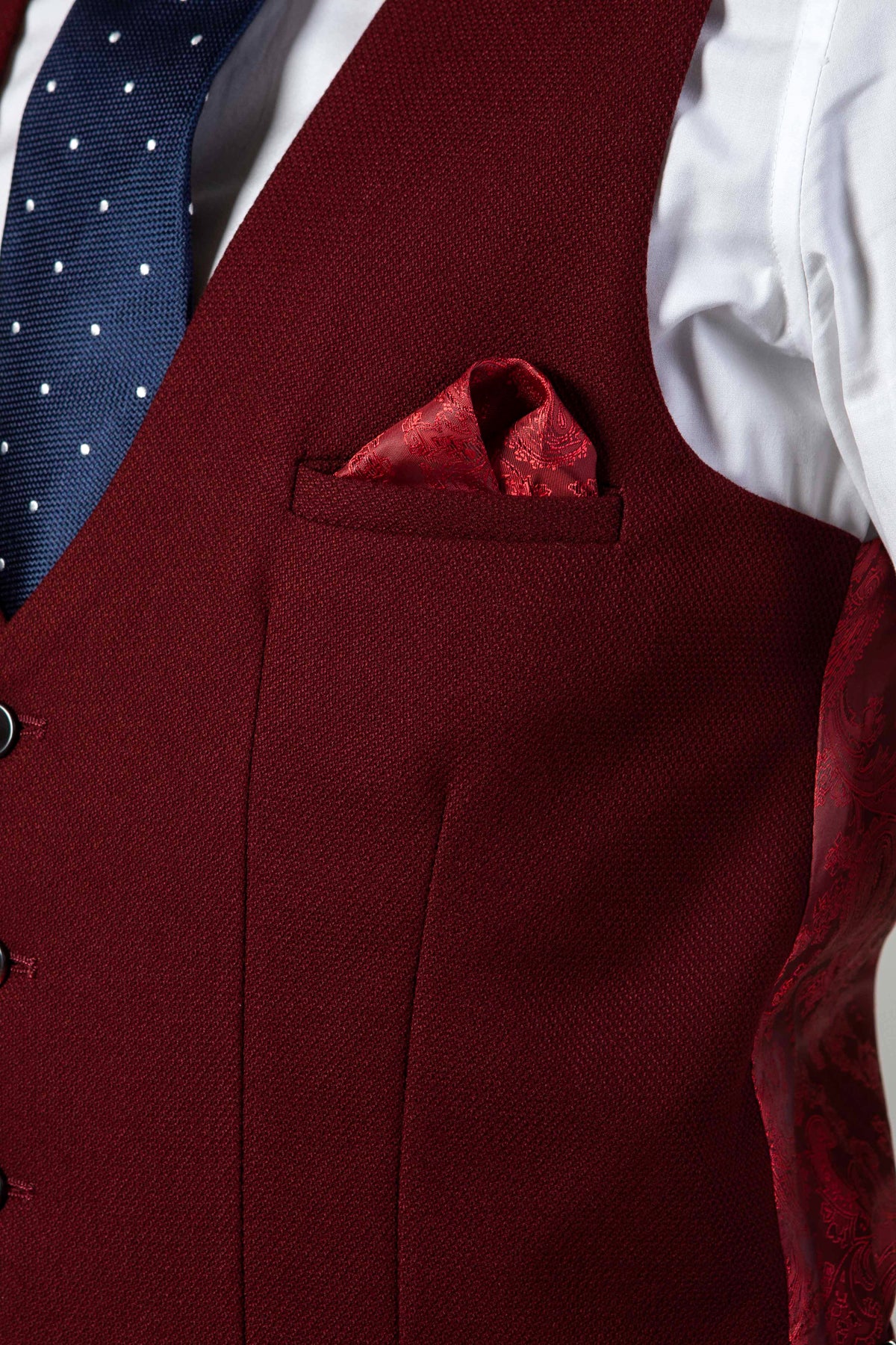 KELVIN Men's Slim Fit Single Breasted Waistcoat Vest for Wine Tasting & Formal Events - Perfect for Weddings, Business Meetings & Cocktail Parties