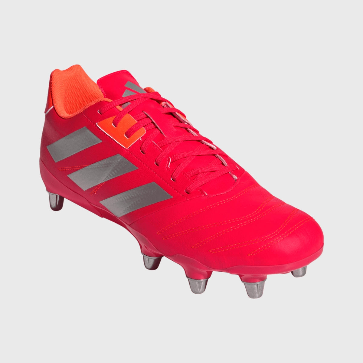 Adidas Kakari Elite SG Rugby Cleats for Men - Lucid Red | Firm Ground Soccer Shoes for Rugby & Football | Perfect for Matches & Training