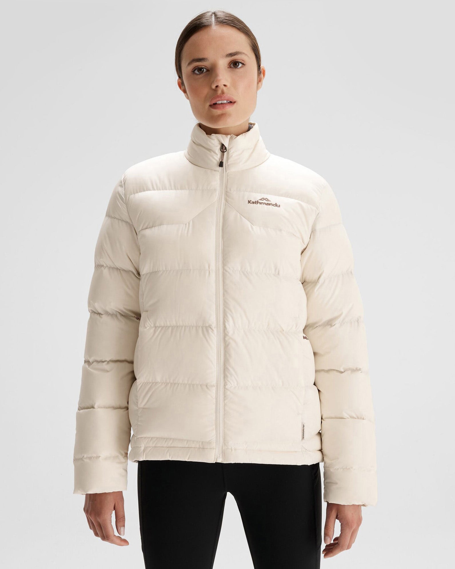 Women's Epiq Down Jacket - Lightweight Warm Winter Coat, Water-Resistant Natural Color Puffer Jacket for Outdoor Activities, Travel & Daily Wear