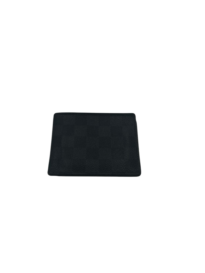 Authentic Louis Vuitton Gray Damier Graphite Men's Wallet - Multiple Card Slots & ID Window - Perfect for Everyday Use, Business Travel & Luxury Gifting
