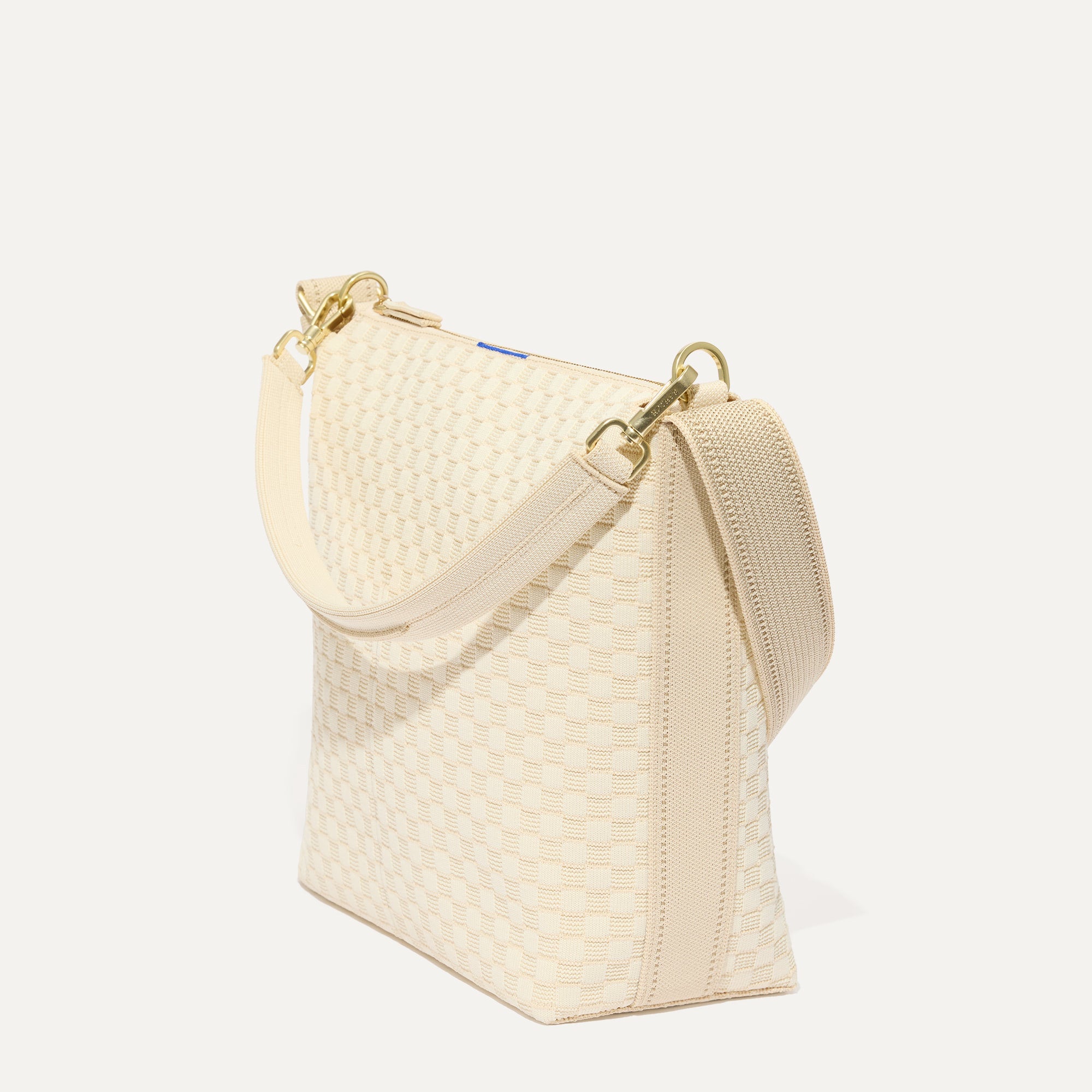 Mini Zip Bucket Bag - White Sand Color, Stylish & Compact Crossbody Purse for Women | Perfect for Travel, Shopping & Everyday Use