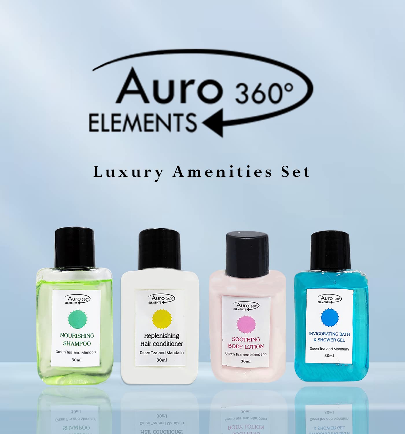 Auro 360° Hotel Amenities Set of 50 - Premium Travel Toiletries Kit for Hotels, Hospitals, Guest Houses & Wedding Guests | Bulk Hospitality Supplies for Guests & Patients | Perfect for Hotels, Resorts, Healthcare Facilities & Special Events