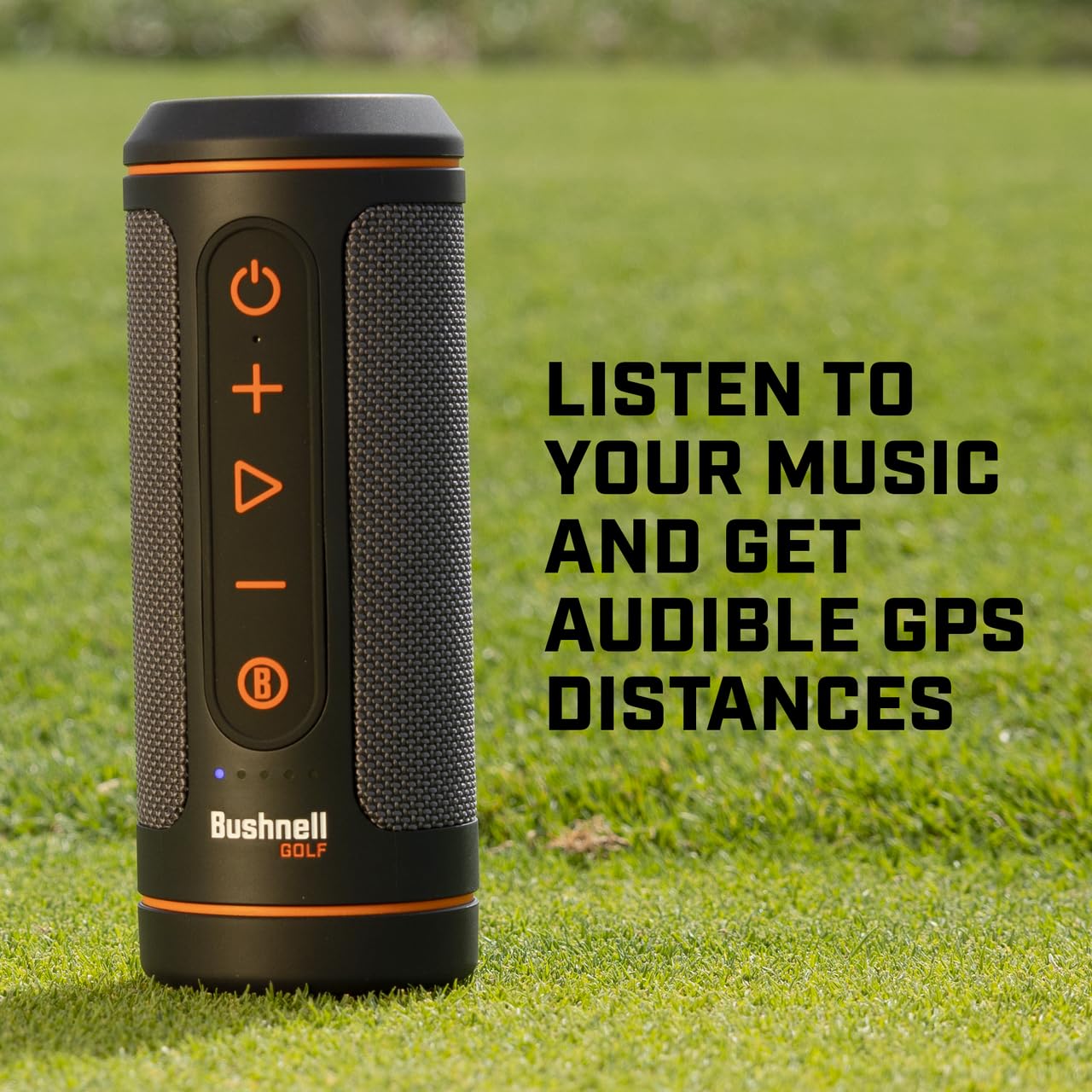 Bushnell Wingman 2 Golf GPS Speaker with BITE Magnetic Mount & Battery Indicator - Portable Bluetooth Speaker for Golfers - Includes Protective Pouch & Gift Box - Ideal for Golf Courses, Driving Range, and Outdoor Activities (Red Bow)