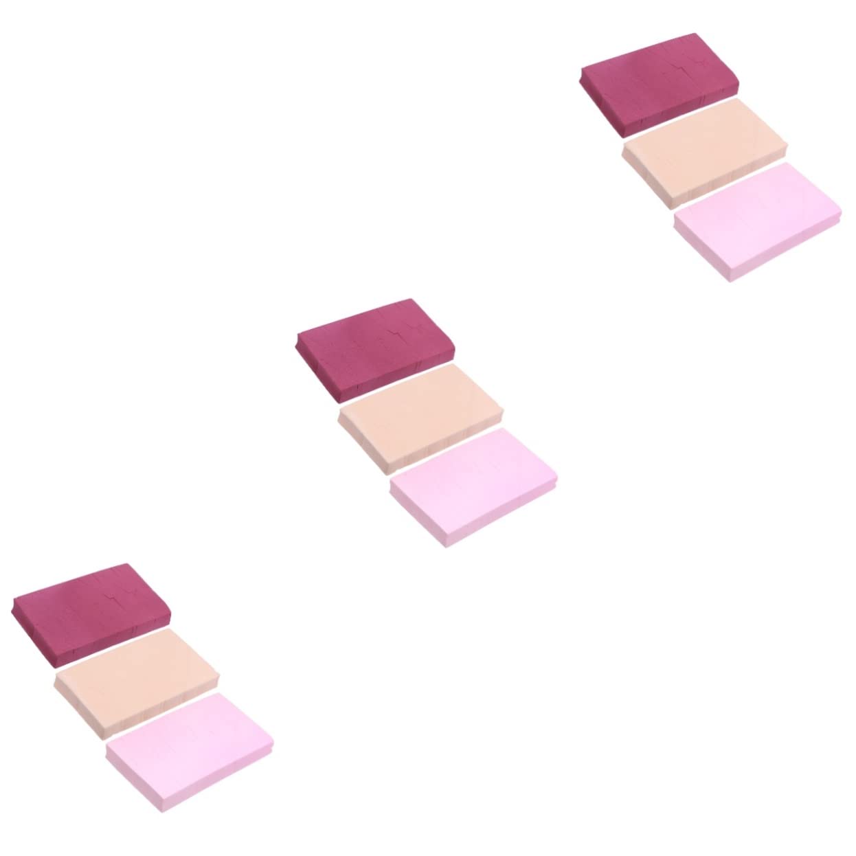 Minkissy 216 Pcs Makeup Sponge Set - Foundation Blending Sponges, Powder Puffs & Beauty Wedges for Cream, Concealer & Liquid Makeup | Professional Cosmetic Tools for Flawless Makeup Application at Home or Salon