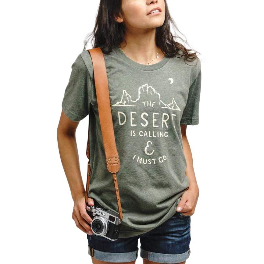 Desert is Calling Unisex T-Shirt - Comfortable Cotton Graphic Tee for Men & Women | Perfect for Travel, Hiking & Outdoor Adventures
