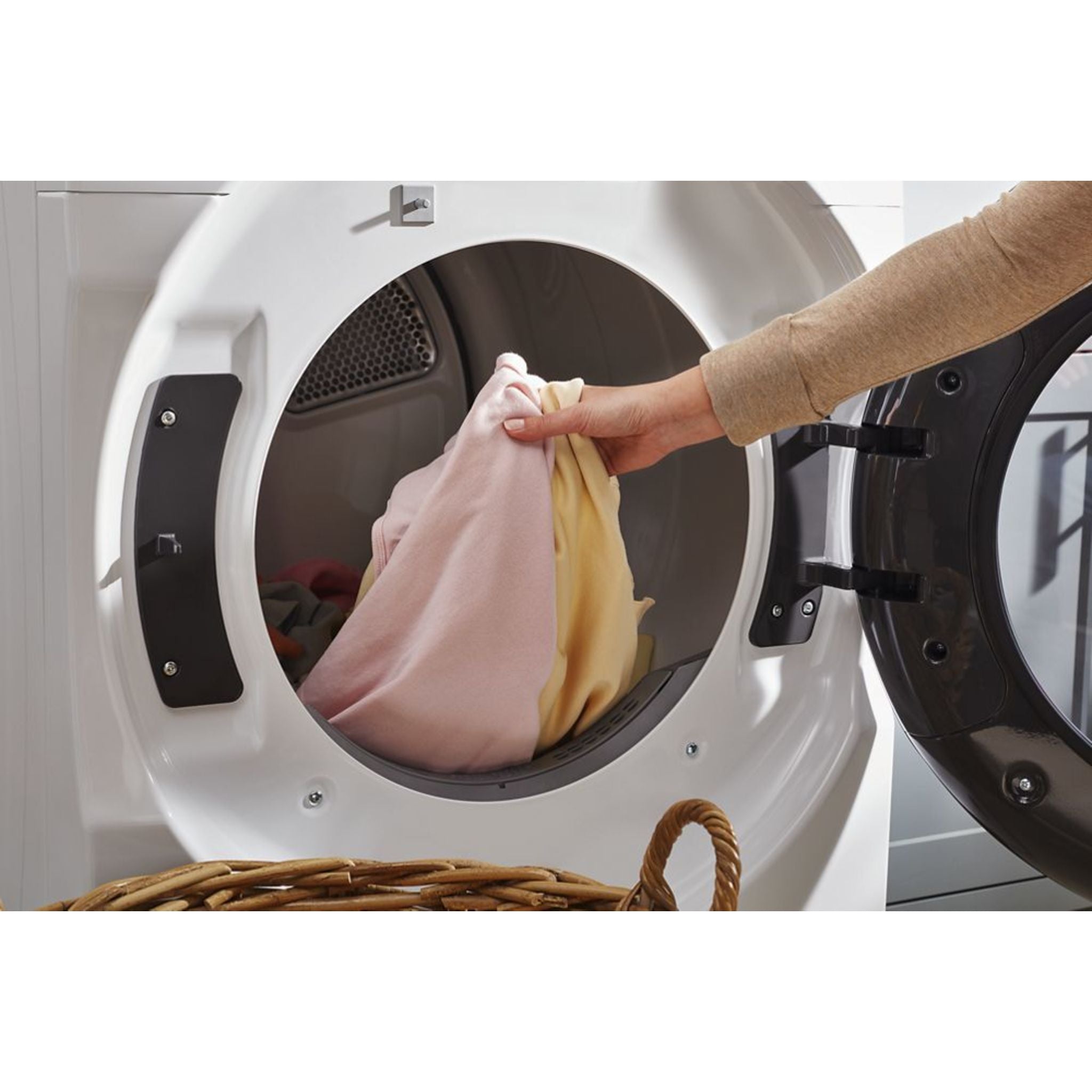 Whirlpool WGD5620HW 7.0 Cu. Ft. White Gas Dryer - Energy Efficient Clothes Dryer for Large Families & Heavy Laundry Loads | Perfect for Home, Apartment & Laundromat Use