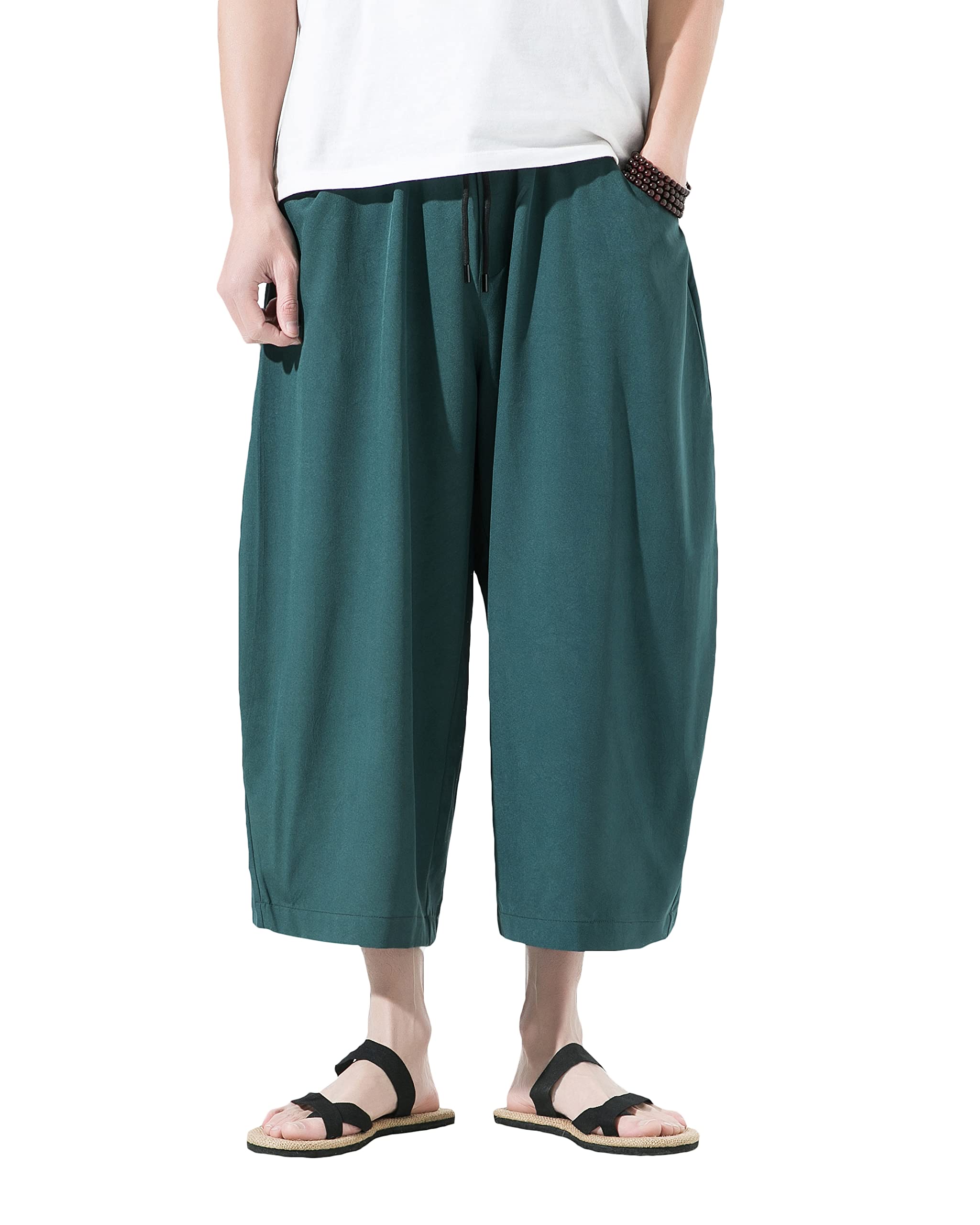 Men's Baggy Harem Pants - Lightweight Loose Joggers for Casual Wear & Street Style