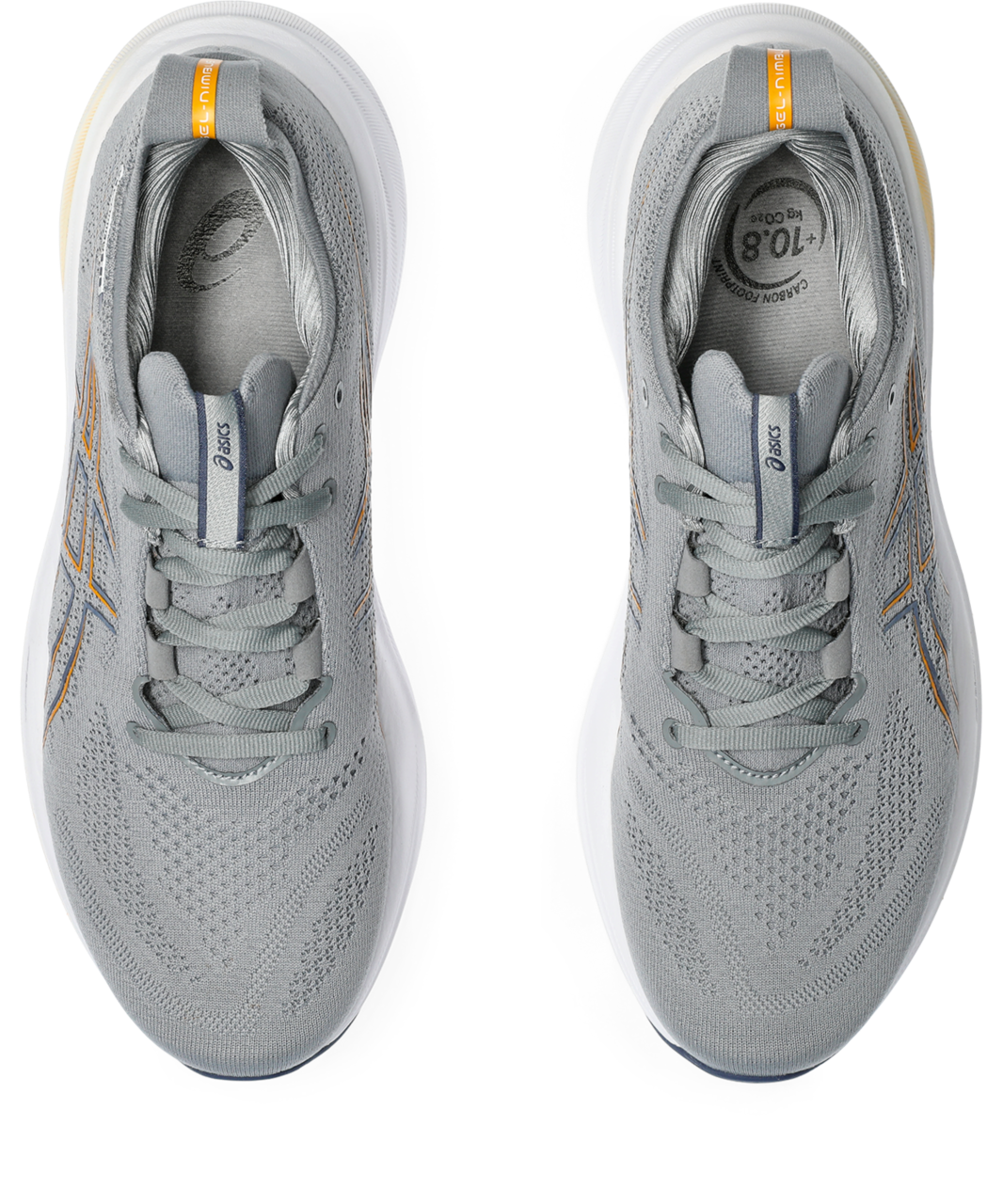 ASICS Men's Gel-Nimbus 26 Running Shoes - Sheet Rock/Thunder Blue - Cushioned Road Running Sneakers for Men - Ideal for Marathon Training & Long-Distance Running