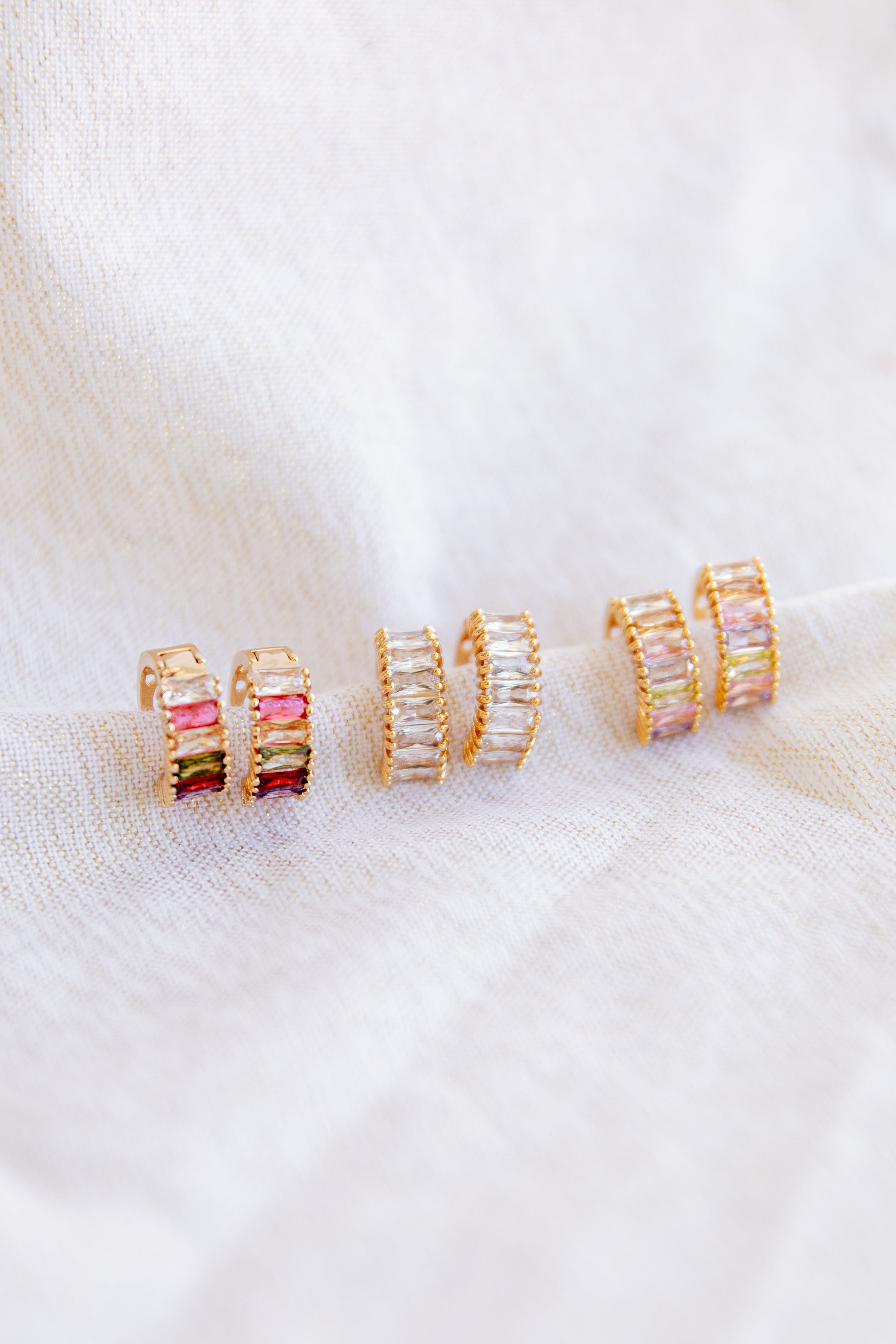 Isla 3 Pack Earrings Set - Trendy Multi-Layer Dangle Earrings for Women | Perfect for Parties, Weddings & Everyday Wear