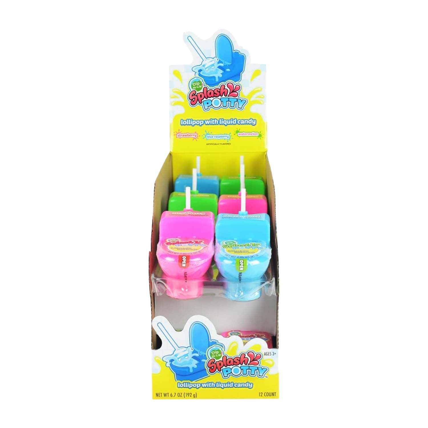Koko's Splash Potty Dip N Lik - 12 Count Box | Portable Travel Potty Training Seat for Toddlers | Perfect for Road Trips, Camping & Outdoor Adventures