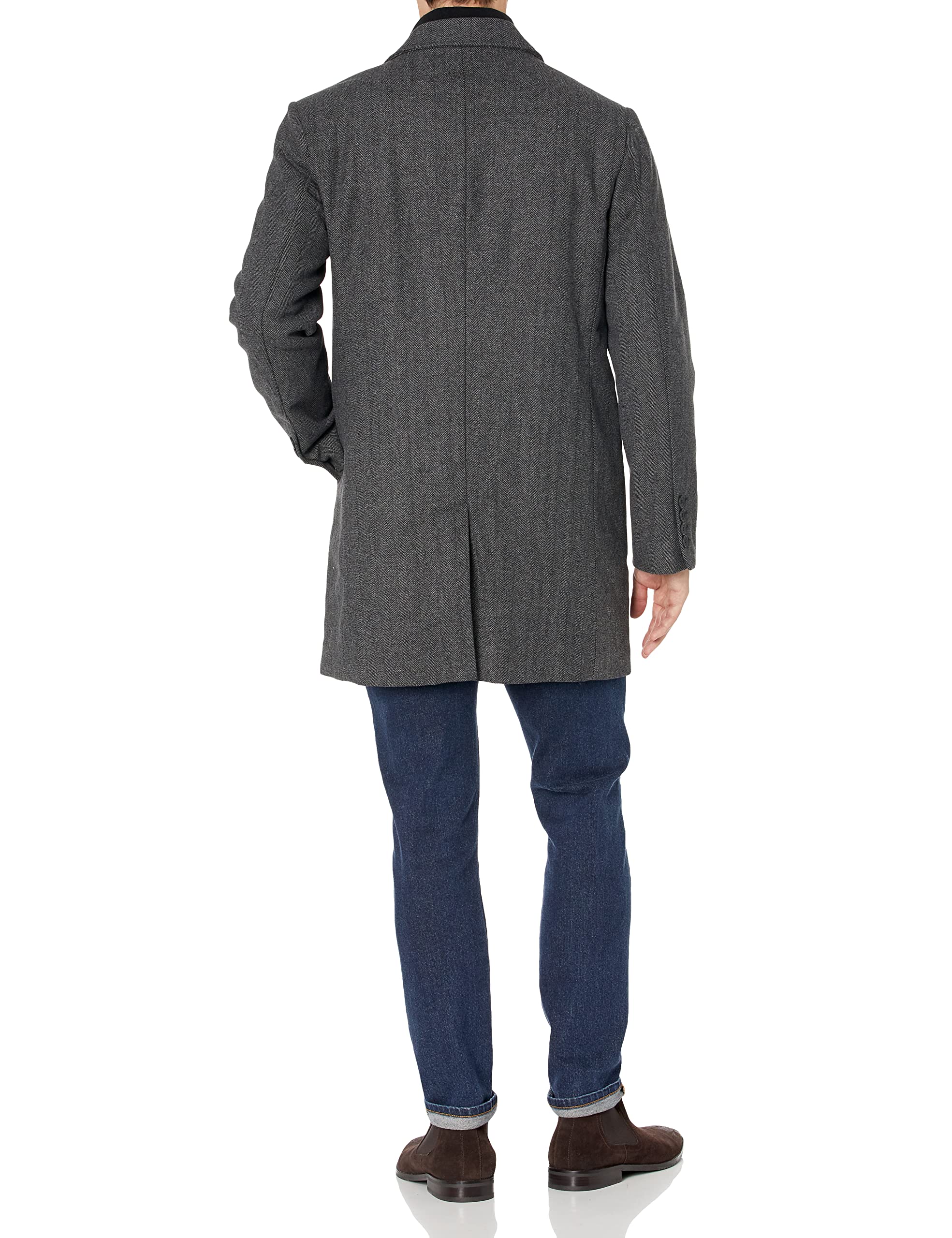 Dockers Men's Henry Wool Blend Top Coat - Classic Winter Overcoat for Business & Casual Wear (Regular, Big & Tall Sizes) | Perfect for Office, Weddings & Formal Events