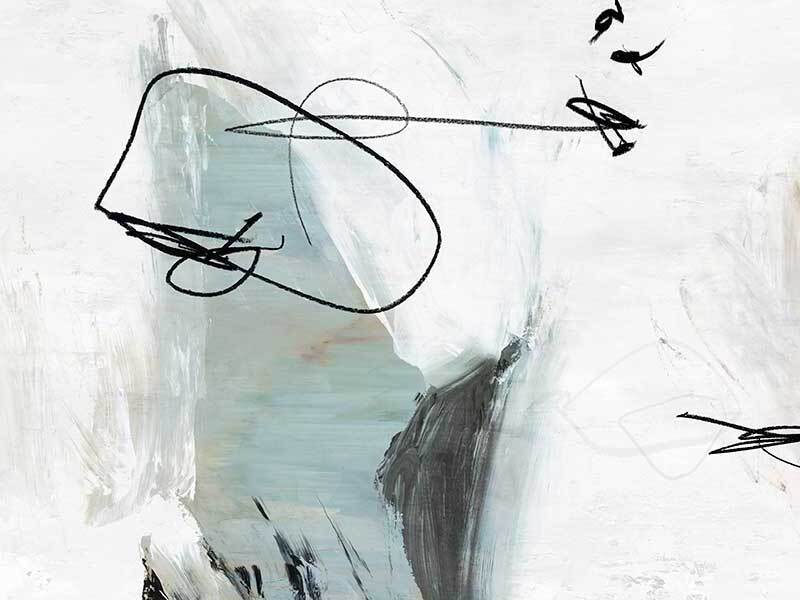 Defined I Canvas Art Print - Modern Abstract Wall Decor for Living Room, Bedroom & Office - Perfect for Home & Office Decor