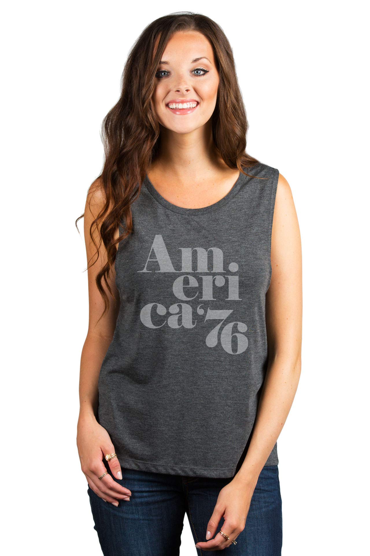Women's Sleeveless Muscle Tank Top - Breathable Workout Shirt for Gym, Running & Yoga | American Fashion Activewear