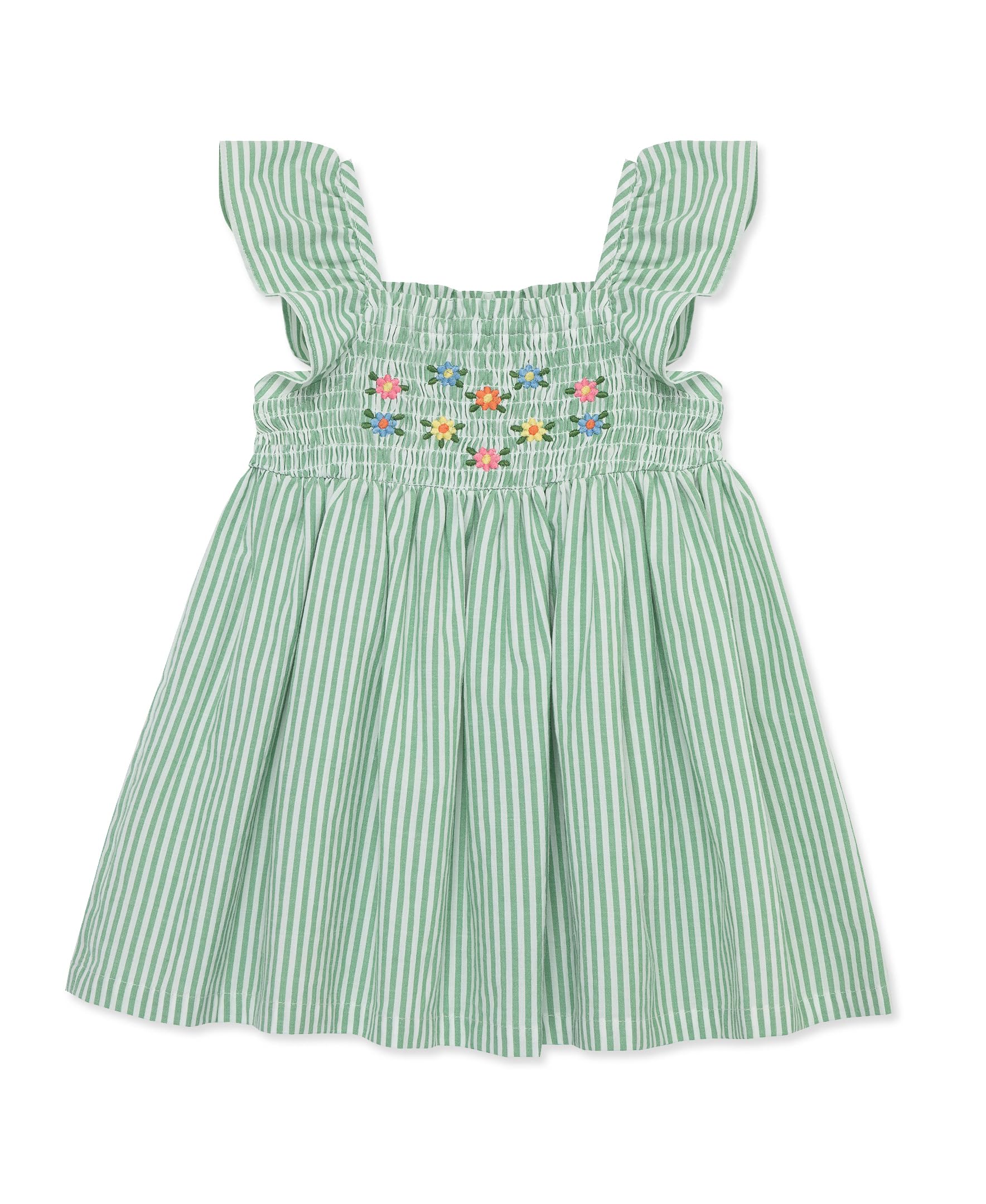 Little Me Baby Girls' Sundress and Panty Set - Soft Cotton Outfit for 12 Months to 4 Years Toddlers | Perfect for Summer Playdates, Beach Trips & Family Photos