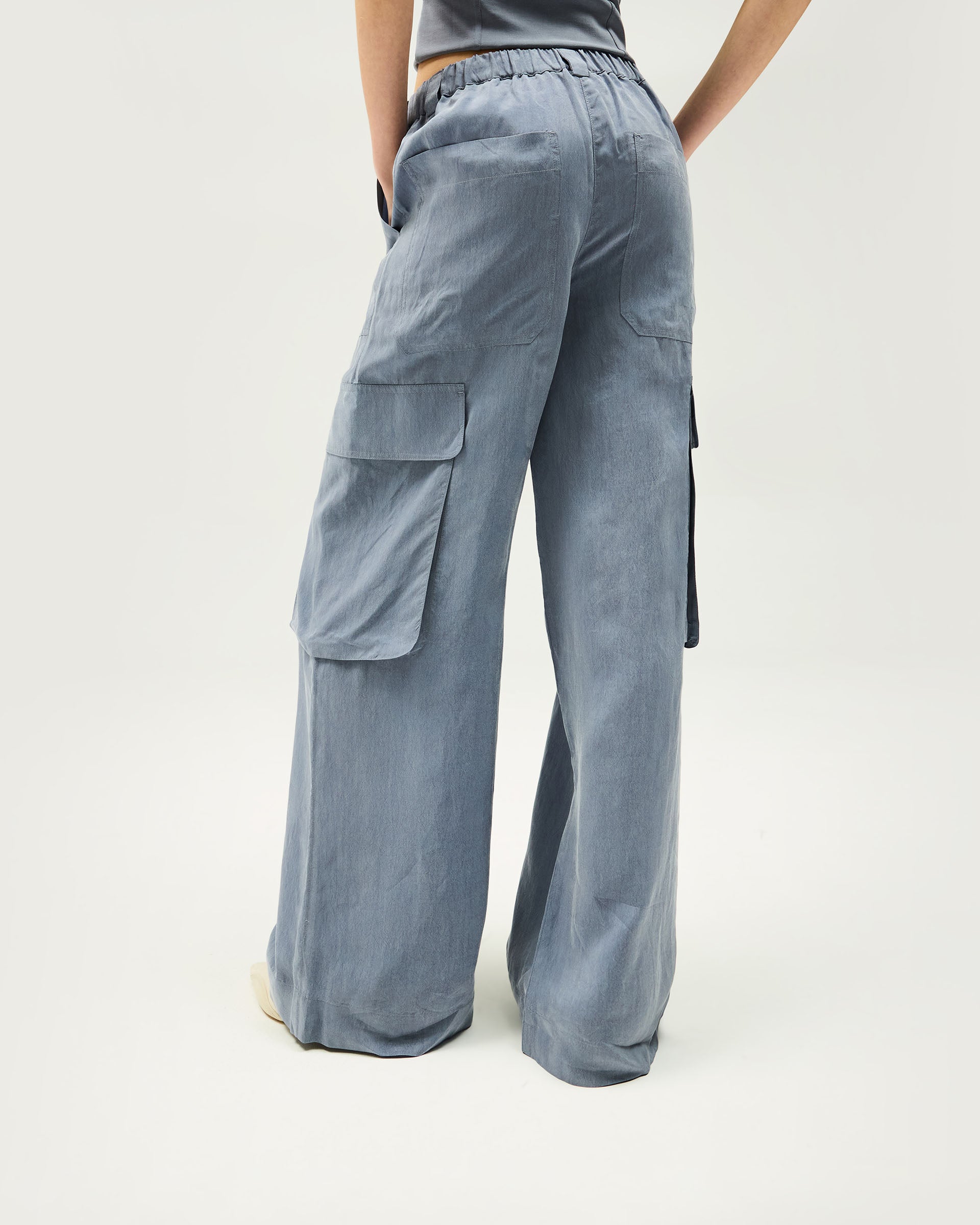 Elevate Cargo Pants for Men - Durable Steel Blue Work Pants with Multiple Pockets | Perfect for Construction, Hiking & Outdoor Activities