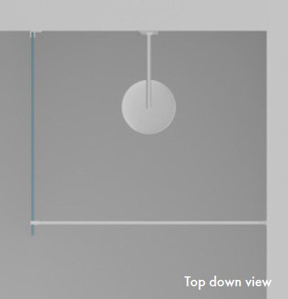 High-Quality Brass Matt Black Shower Screen Support Arm & Bar - Durable Bathroom Accessory for Modern Showers