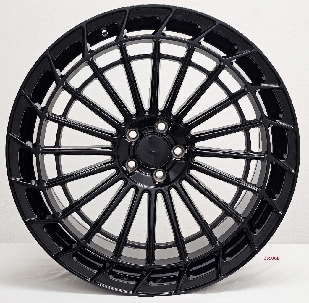 19x8/19x9 5x112 Mercedes C300 4MATIC Wheels - 19 Inch Alloy Rims for 2015 & Up Models - Perfect for Luxury Upgrades & Performance Driving