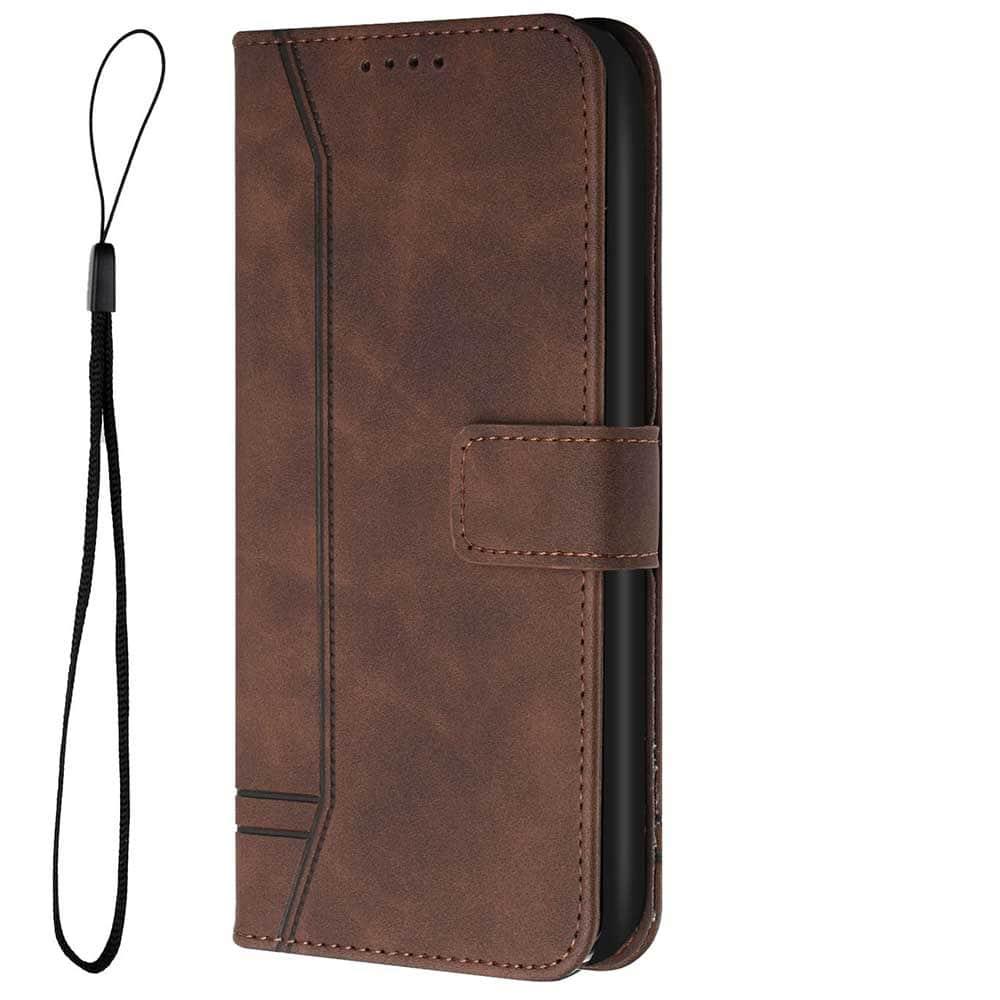 Samsung Galaxy A54 Leather Wallet Case - Slim Protective Cover with Card Slots & Kickstand - Perfect for Daily Use, Travel & Business