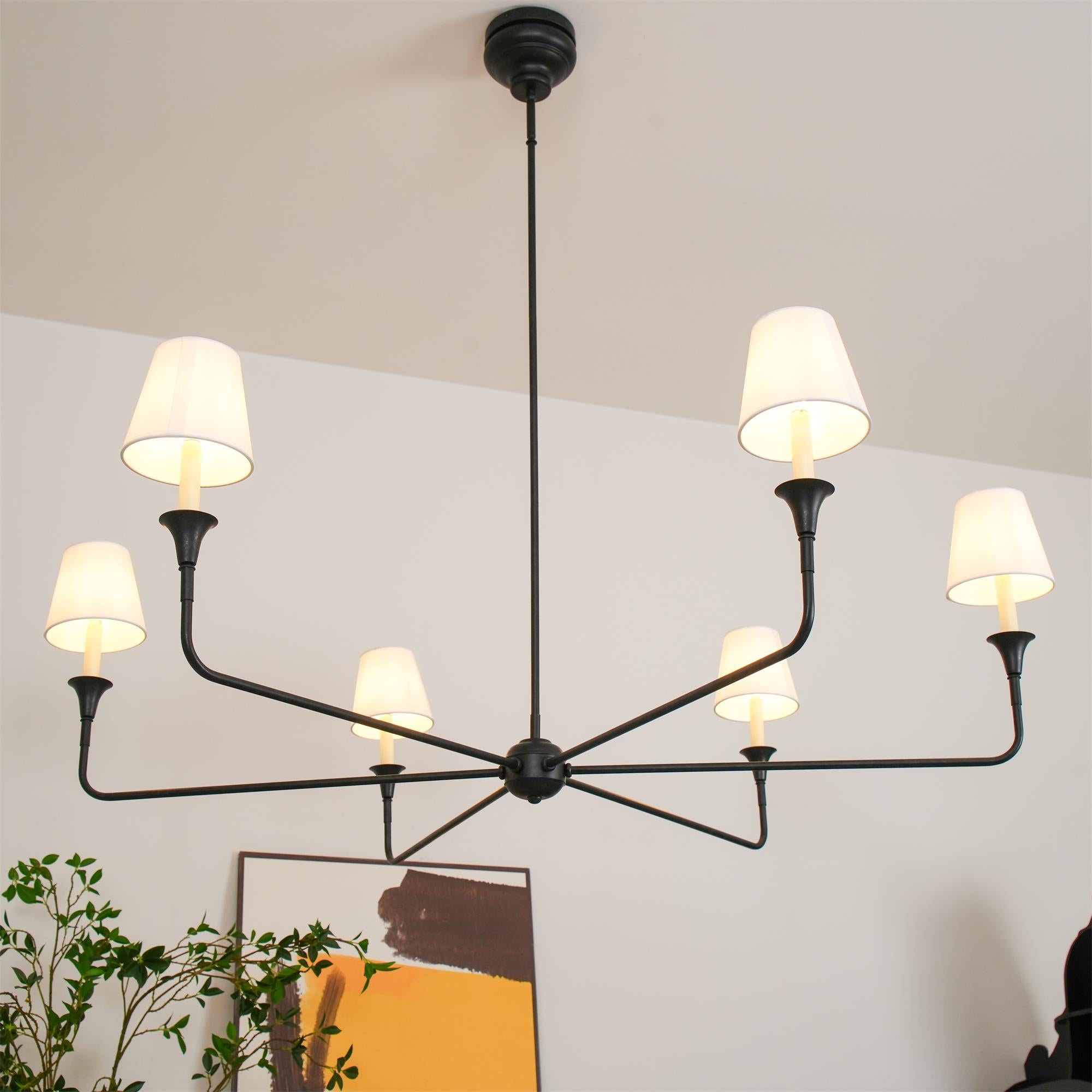 Luella Chandelier - Modern Crystal Ceiling Light Fixture for Dining Room, Living Room & Bedroom - Elegant Lighting for Home Decor & Interior Design