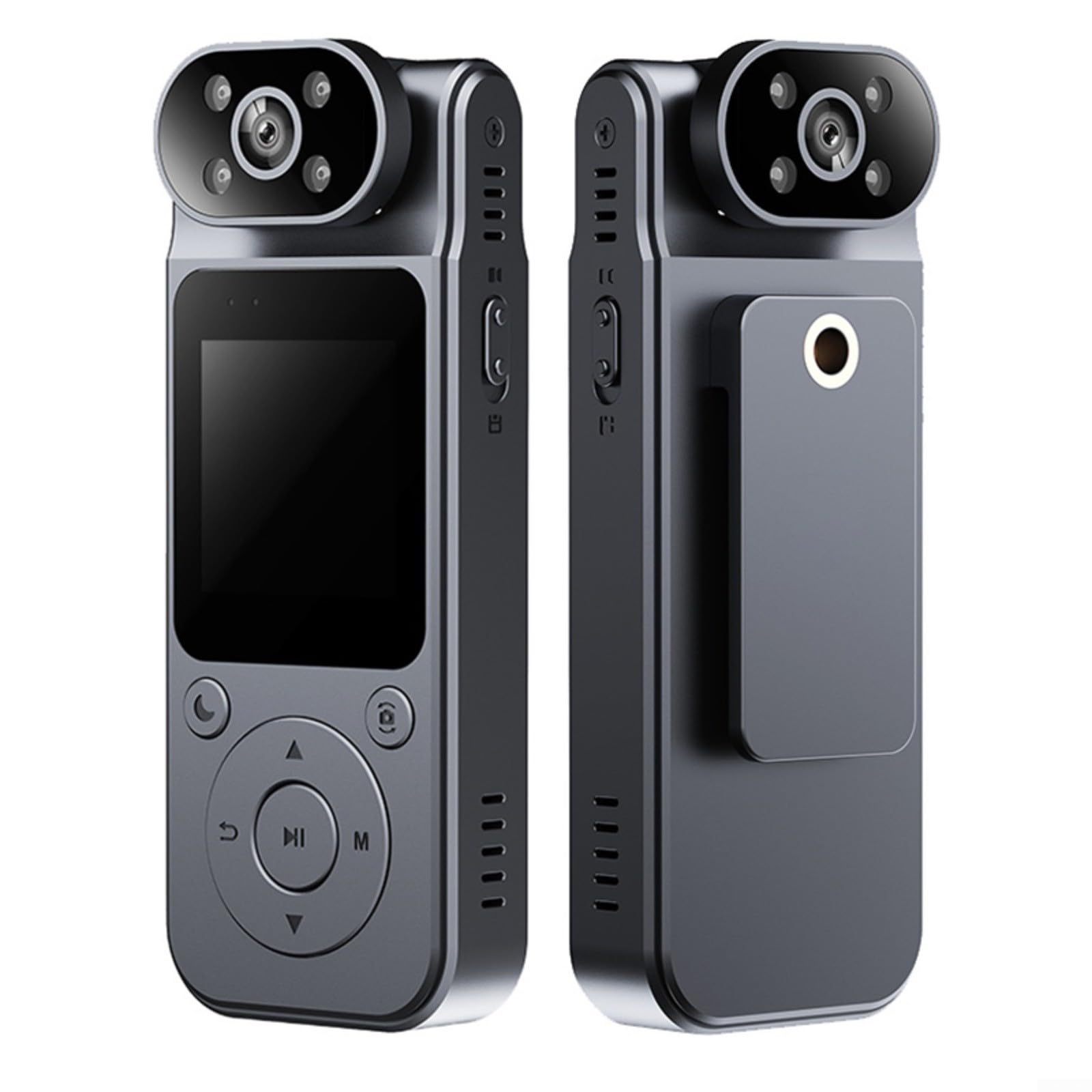 URPIZY 1080P HD Portable Action Camera - Small Wearable Body Cam for Security, Running, Biking, Outdoor Sports & Adventure (Ultra HD Waterproof) - Perfect for Police, Cyclists, Hikers & Travel Vlogging