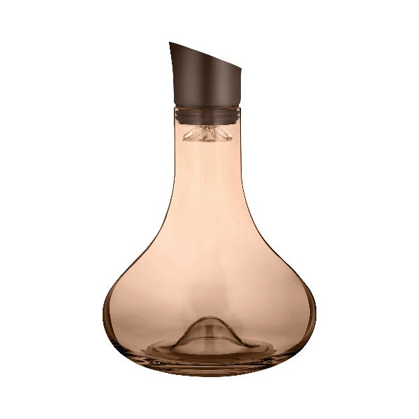 ALPHA Premium Colored Glass Decanter Carafe - Elegant Wine & Water Pitcher with Airtight Stopper - Perfect for Home Bar, Dinner Parties & Gift Giving