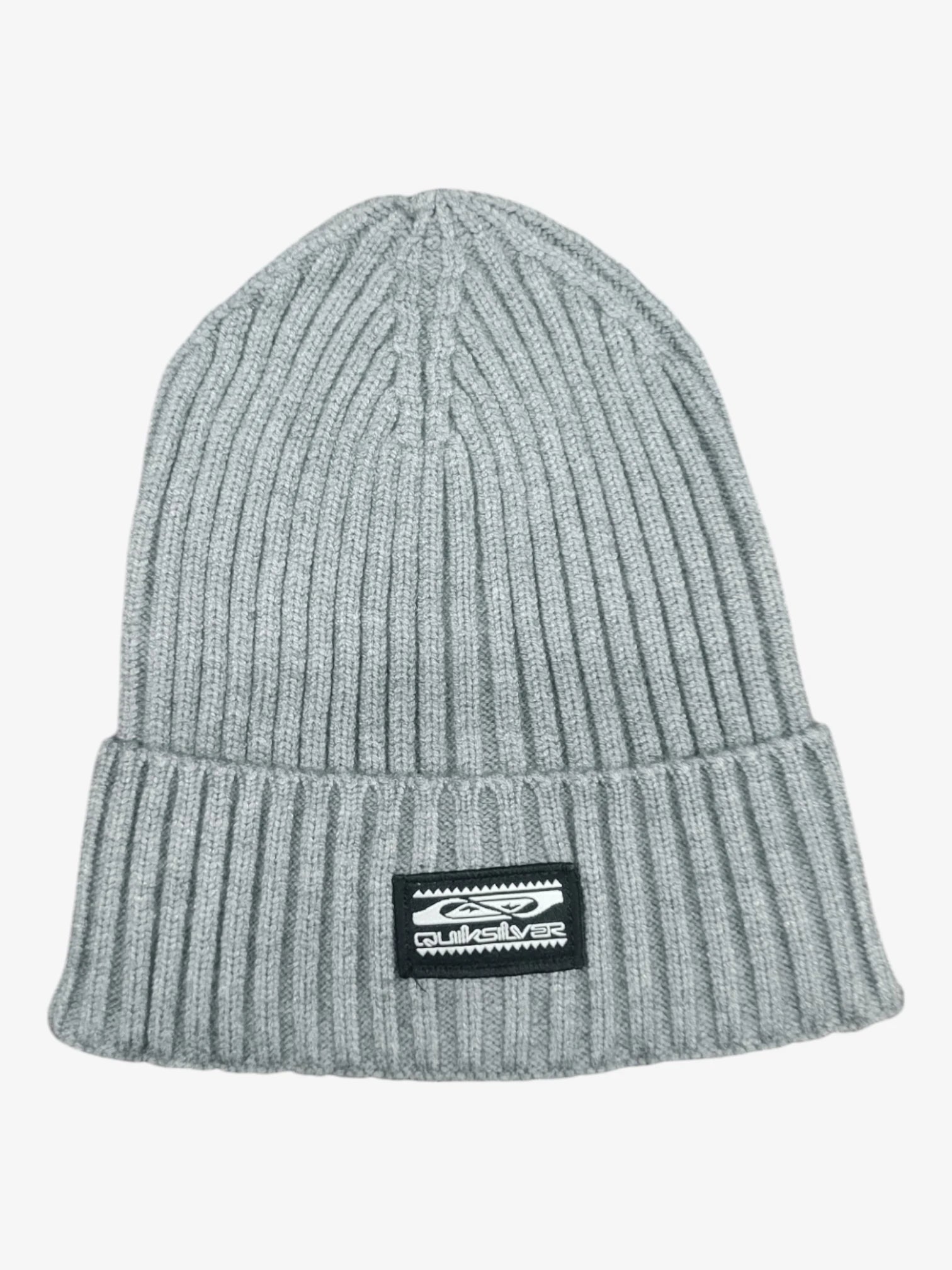 Quiksilver Men's Snow Terrain Beanie - Warm Winter Ski Hat for Snowboarding, Skiing & Outdoor Activities - Grey