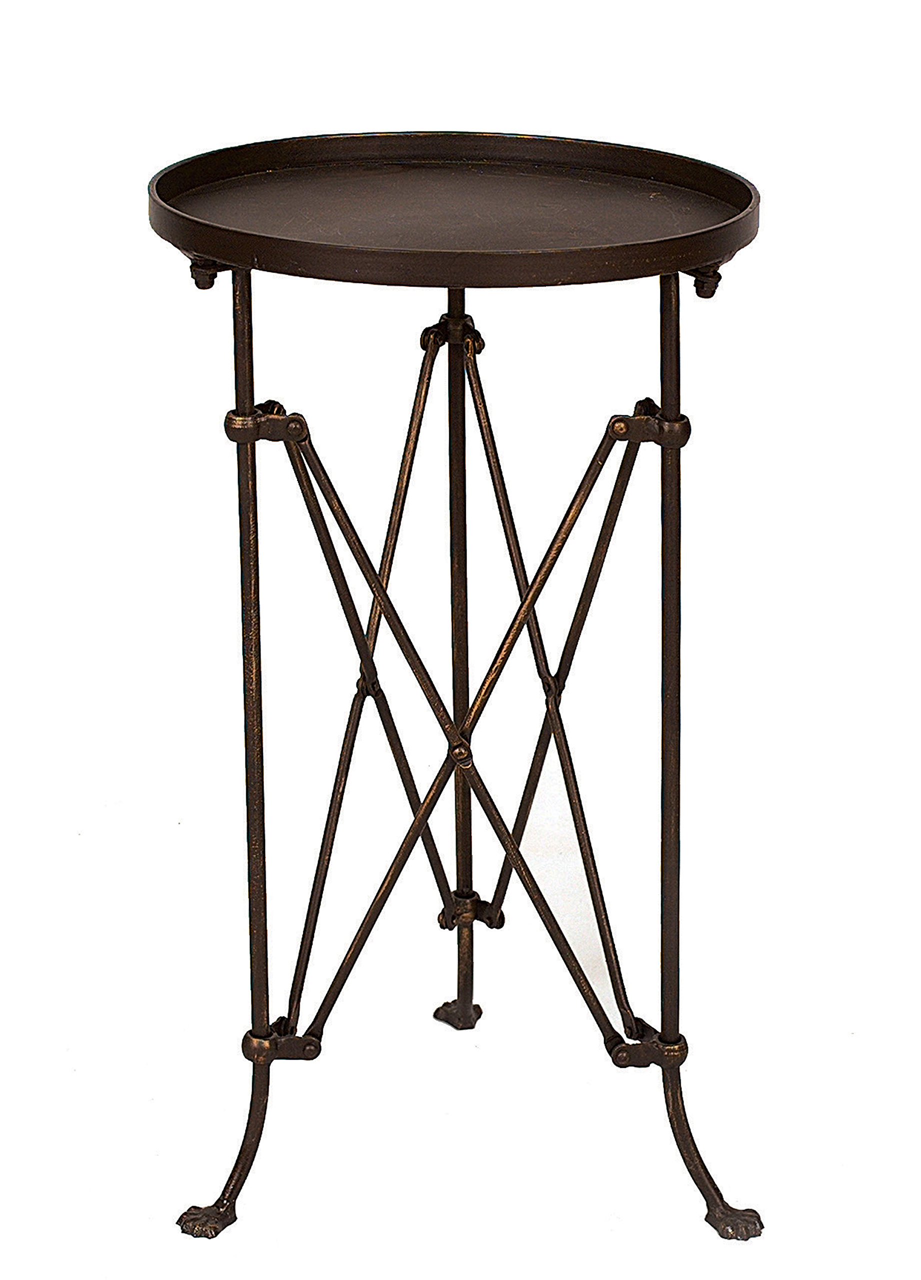 Round Metal Accent Table 25