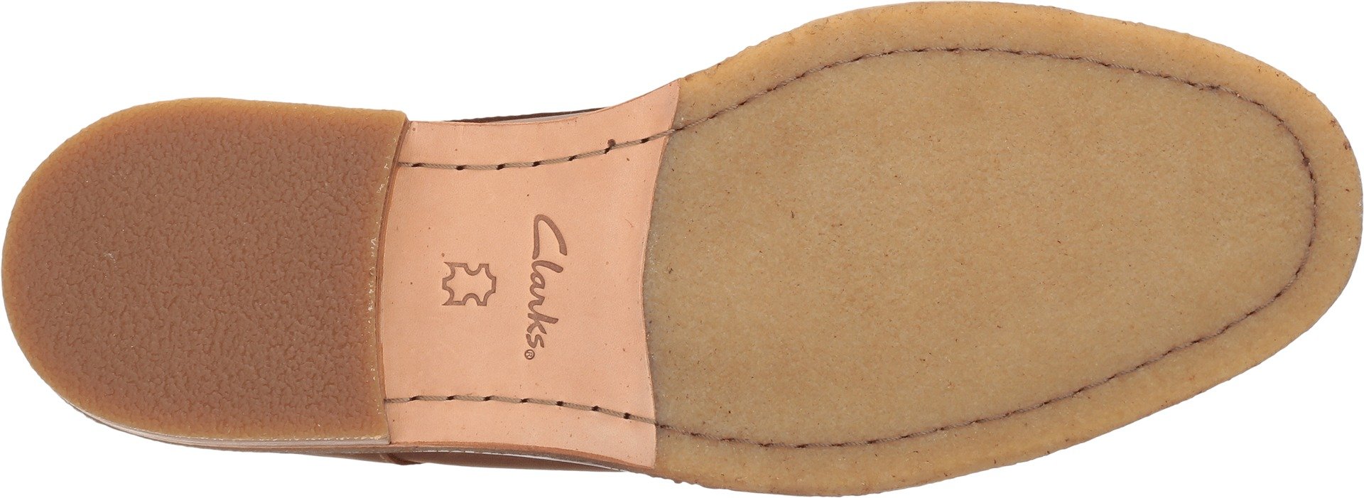 Clarks Clarkdale Bara Men's Casual Shoes Size 8 - Dark Tan Leather Loafers for Business, Office & Everyday Wear