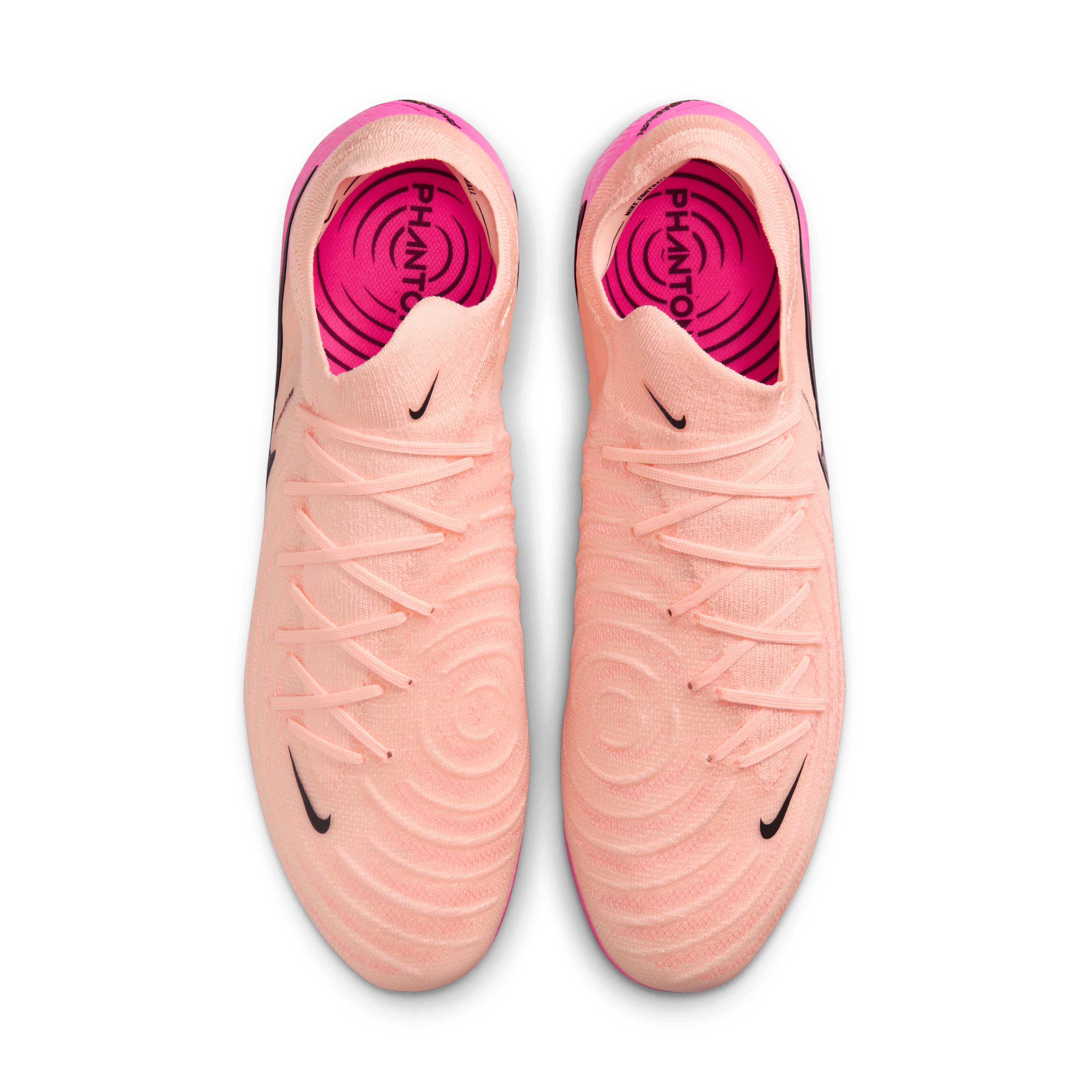 Nike Phantom GX 2 Elite AG Pro Soccer Cleats - Crimson Tint/Black/Pink Blast - Firm Ground Football Shoes for Men - Perfect for Professional Matches & Training Sessions