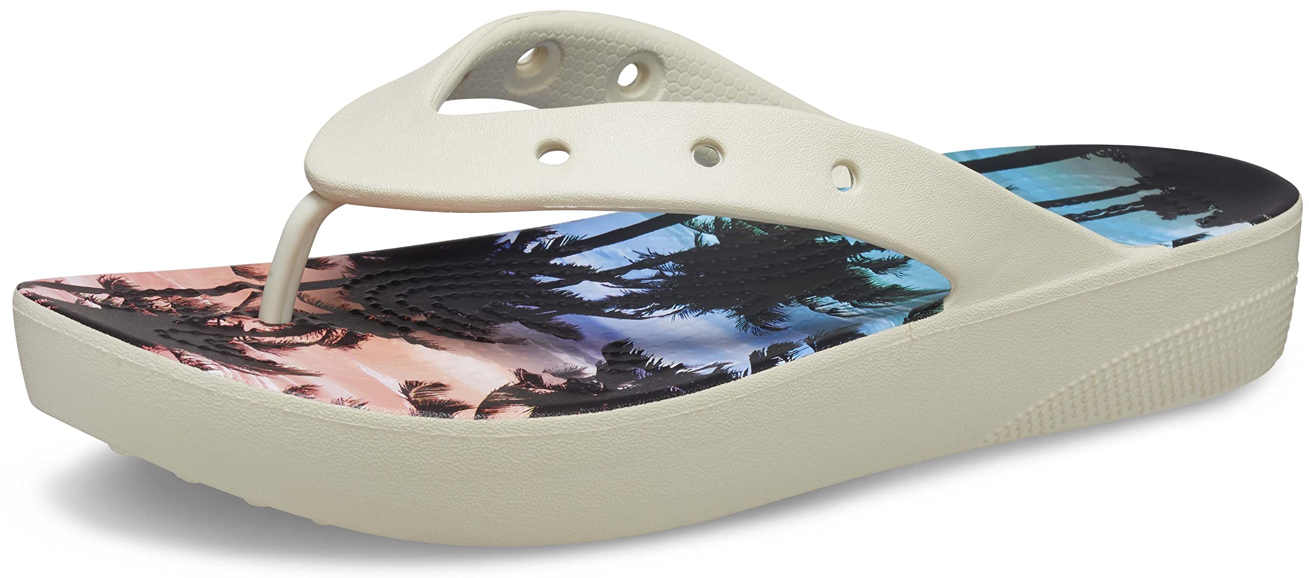 Crocs Women's Classic Platform Flip Flops - Comfortable Platform Sandals for Women | Beach, Pool & Summer Outfits