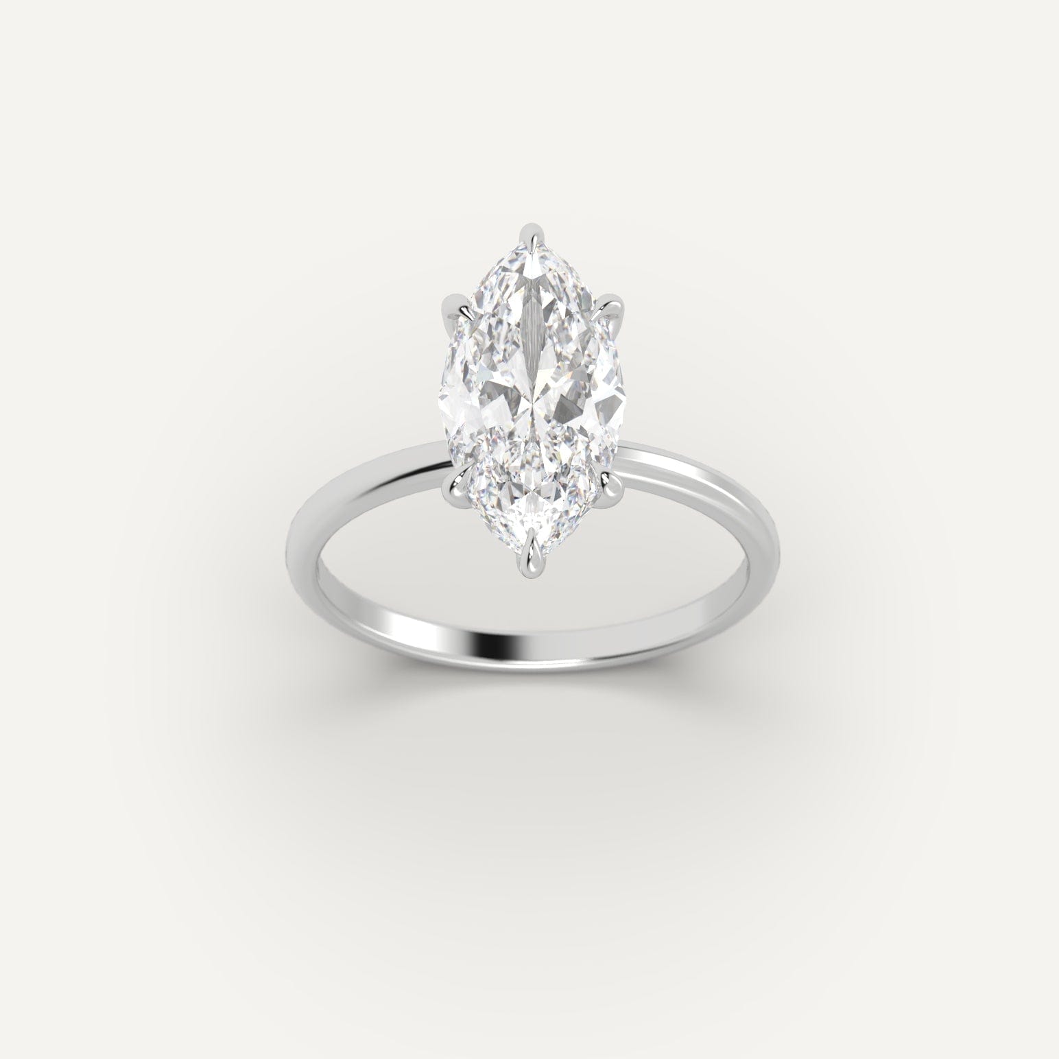 3 Carat Marquise Cut Diamond Ring - Elegant & Timeless Engagement Ring for Women | Perfect for Proposals, Anniversaries & Special Occasions
