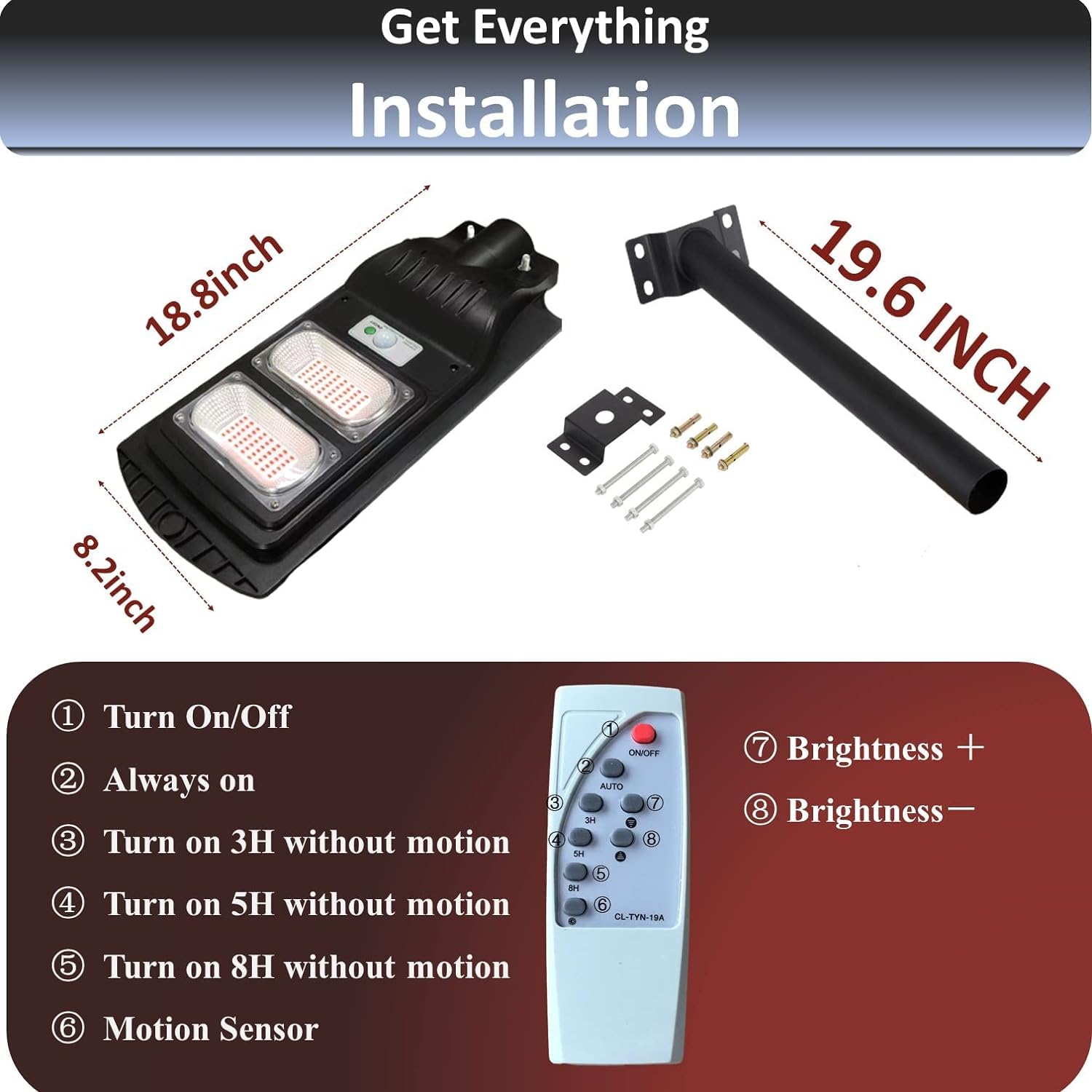 **Sedrerar Solar Powered Red Motion Activated Hunting Lights - Night Hunting & Deer Feeder Accessories for Outdoor Adventures**    *(Use for Night Hunting, Wildlife Observation, and Outdoor Security Lighting)*