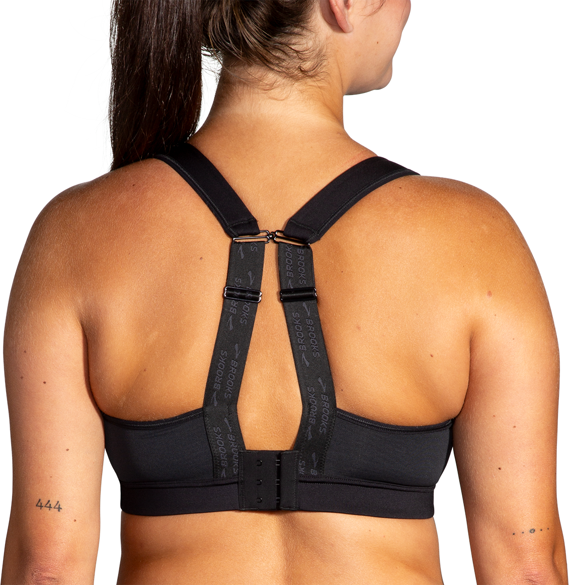 Women's Convertible 2.0 Sports Bra - Adjustable Straps, Breathable Fabric for Yoga, Running & Gym Workouts (Black)