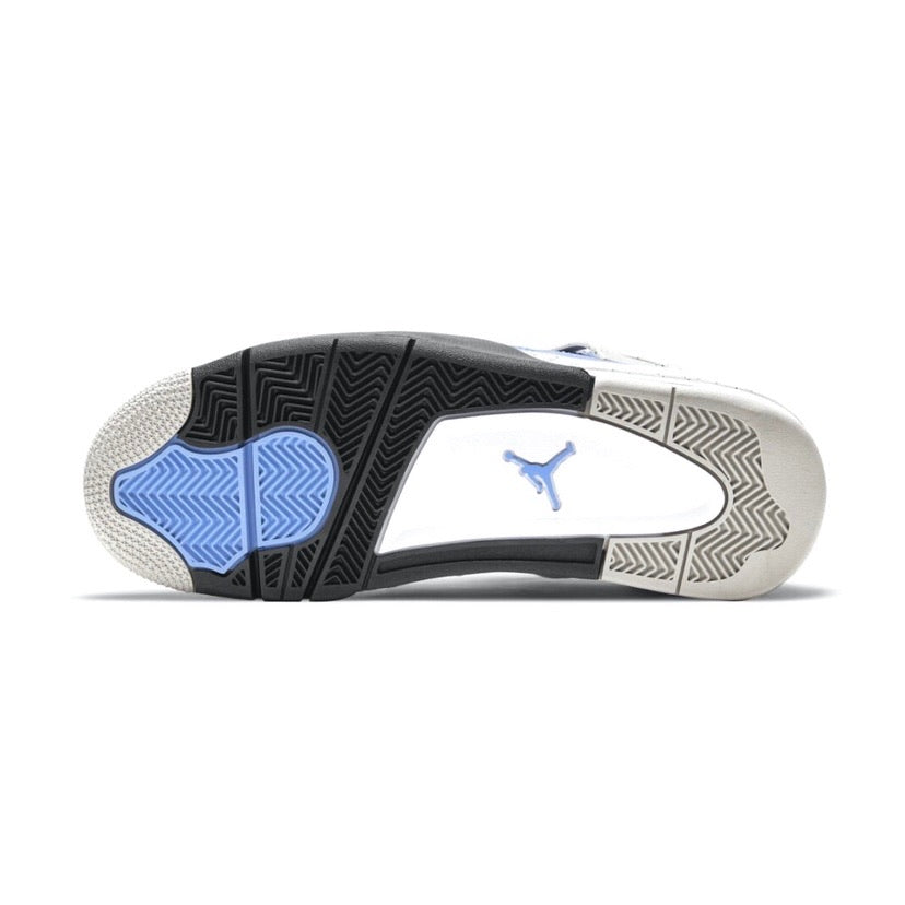 Air Jordan 4 Retro UNC University Blue Black White Basketball Shoes - Men's Sneakers for Casual Wear & Street Fashion