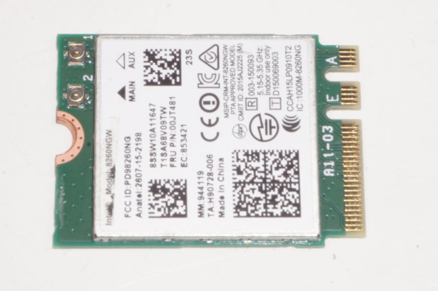 Original Lenovo 00JT481 Wireless WiFi Card for Laptop - High-Speed Dual-Band AC 8265 Network Adapter - Perfect for Gaming, Streaming & Remote Work